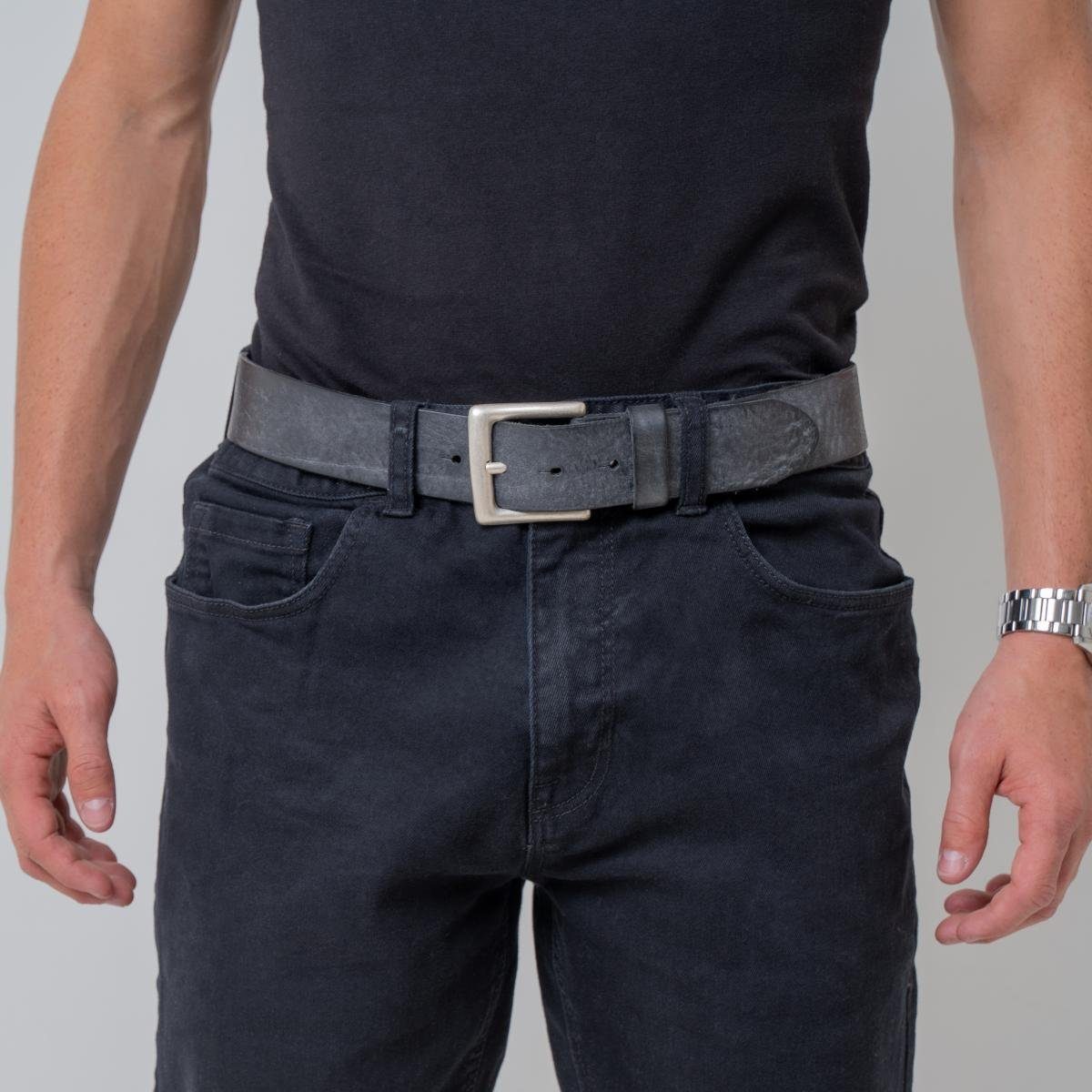 BELTINGER Ledergürtel Gürtel aus weichem Vollrindleder Used-Look 4 cm - Led günstig online kaufen