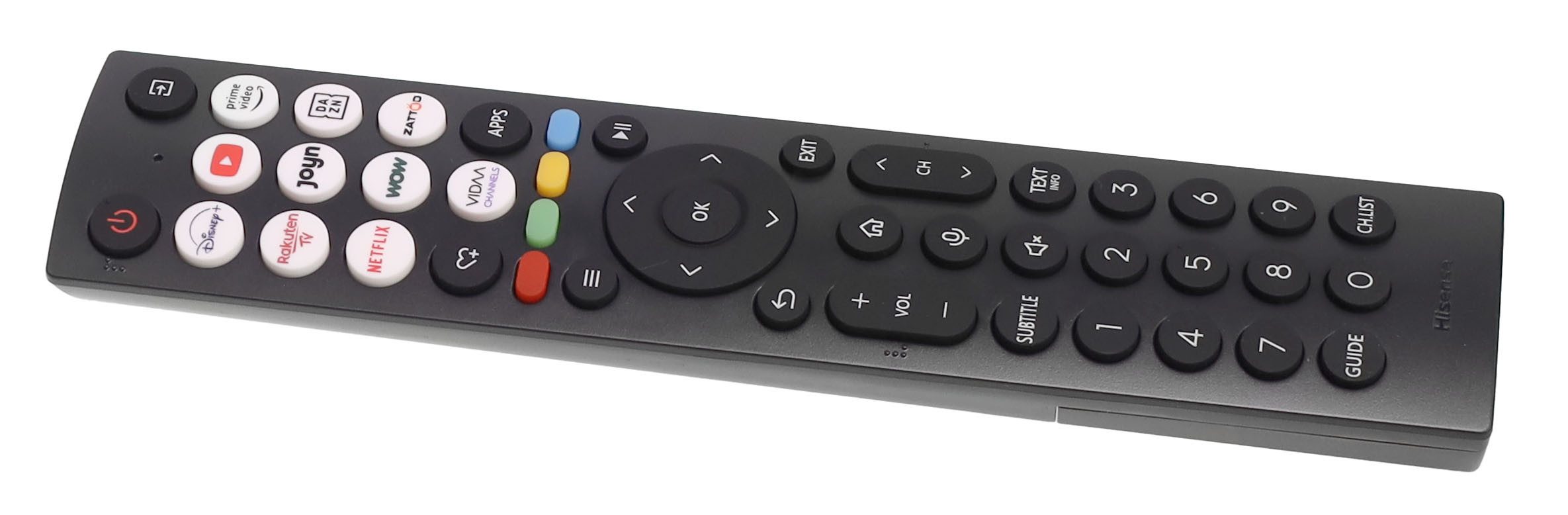 Hisense HT401163 ERF2AD36H Fernbedienung für 43E77NQ 4K QLED Smart TV Fernbedienung