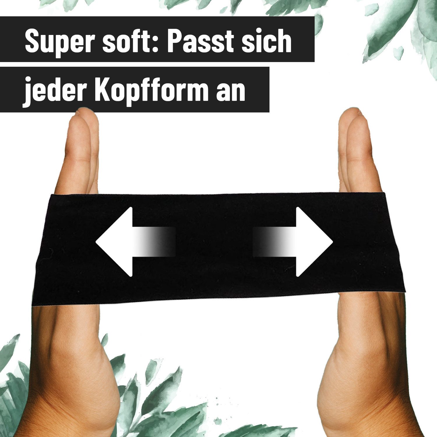 greate. Haarband 3er Set Haarbänder Damen & Herren - Elastisches Haarband, Stirnband, 3-tlg.