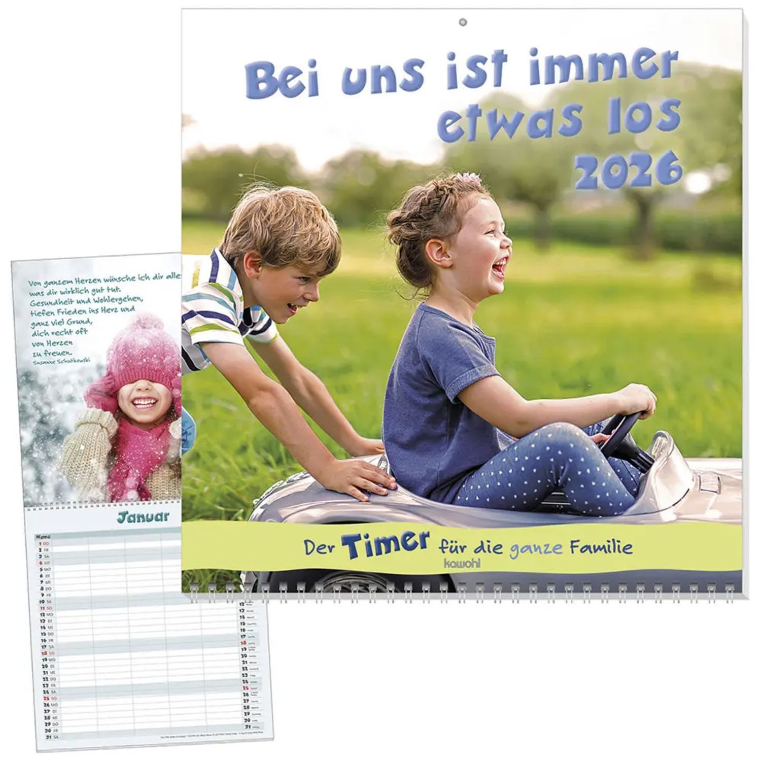 Wandkalender Bei uns ist immer etwas los 2026