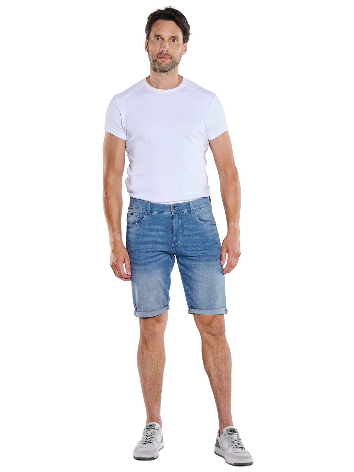 Engbers Jeansbermudas Herren Bermuda, Saphirblau