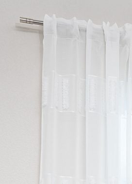 Vorhang Zugbandschal Parupa, LYSEL®, (1 St), transparent, HxB 245x144cm