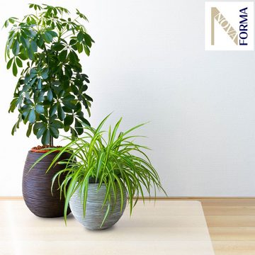 Nova Forma Bodenschutzmatte MILKY, milchweiße Stuhlmatte für Hartböden - Bodenschutz im Büro & Zuhause
