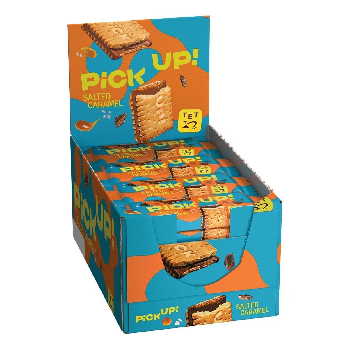 PICK UP! Kekse PiCK UP! Salted Caramel, Doppelkeksriegel 24er-Pack