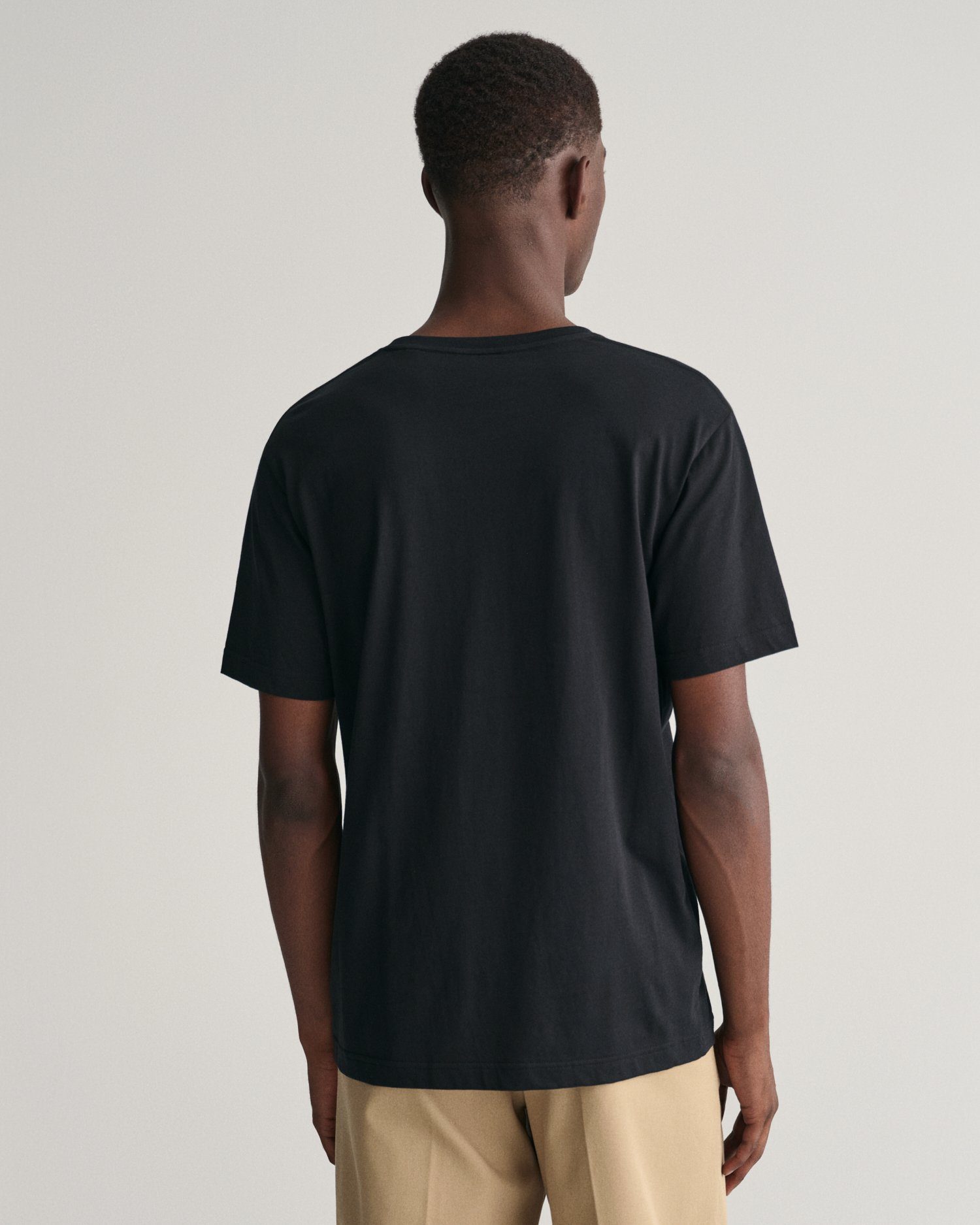Gant T-Shirt REG von T-SHIRT 1980er-Jahren SS den inspiriert EMB aus dem Archiv black ARCHIVE SHIELD