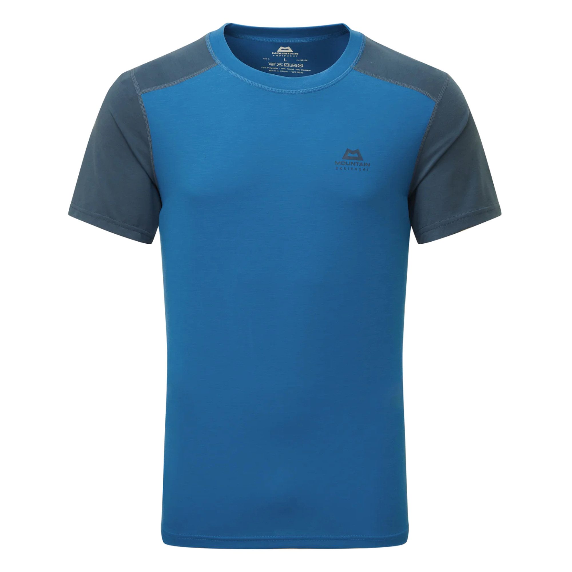 Kurzarmshirt Headpoint Block Men's Tee - Herren T-Shirt - Mykonos Blue/Majolica Blu