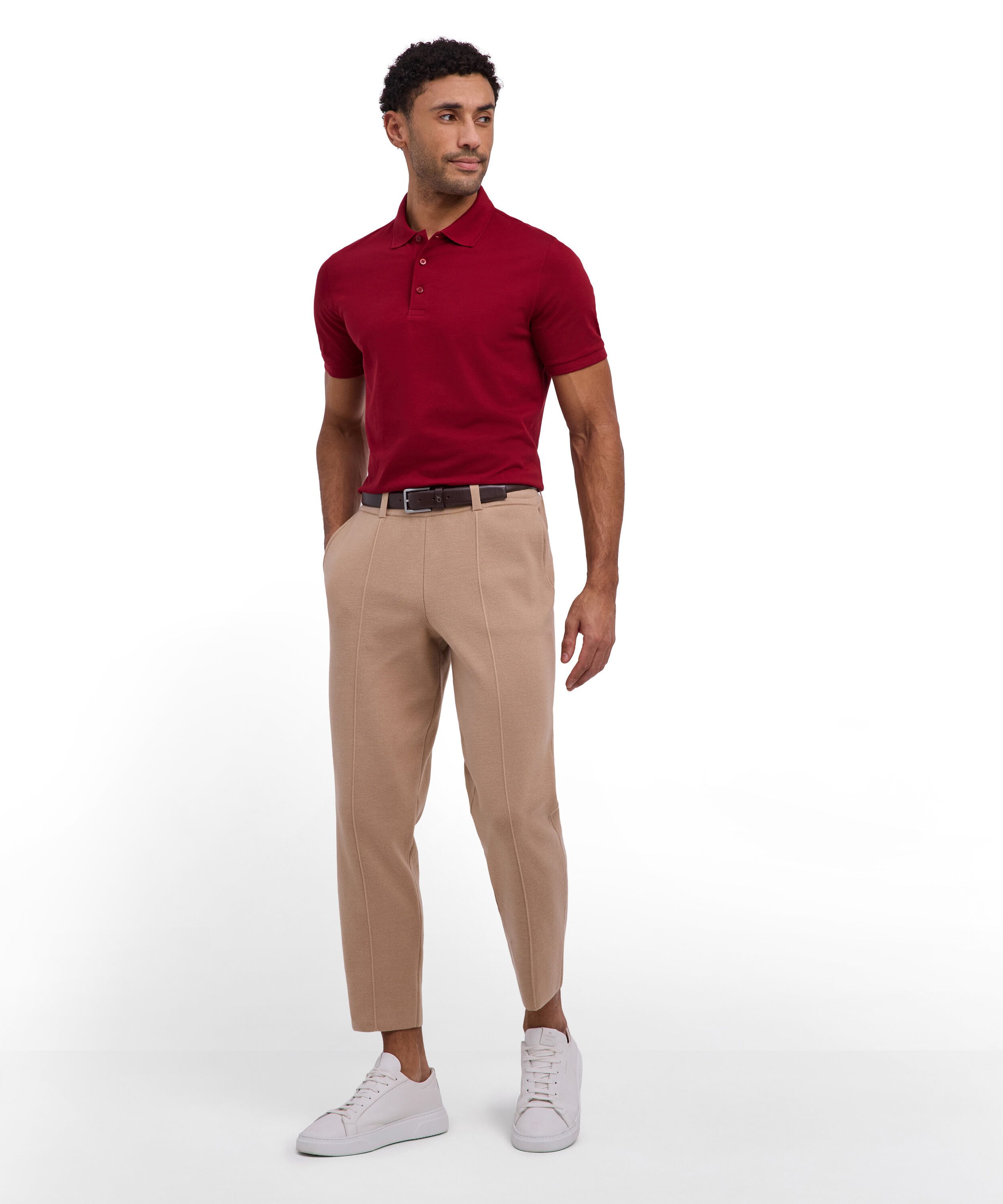 FALKE Poloshirt Polo Shirt aus hochwertiger Pima-Baumwolle (1-tlg., 1) aus hochwertiger Pima-Baumwolle