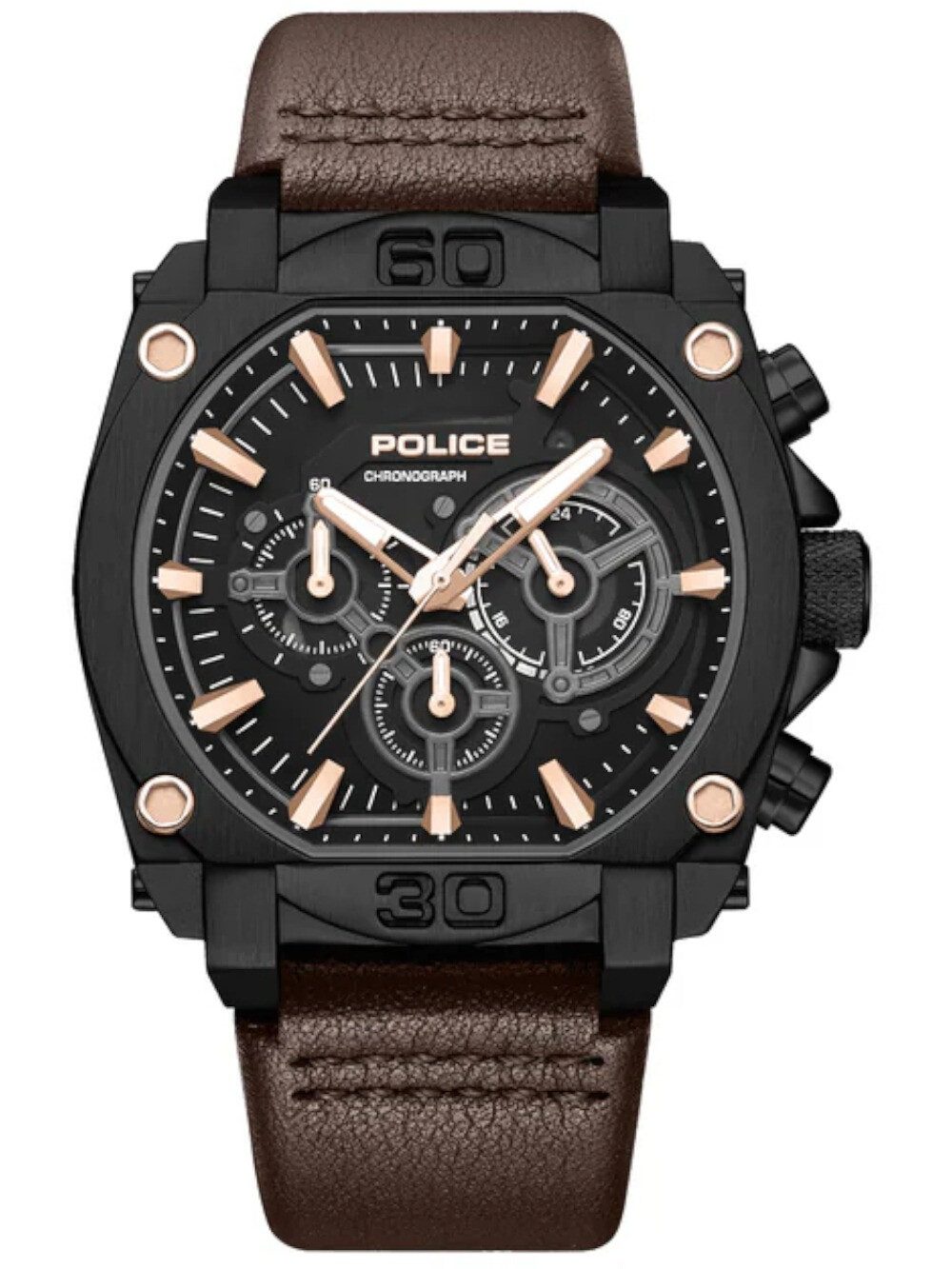 Quarzuhr Police PEWGC0092905 Herrenuhr Norwood Chronograph 45mm 5ATM Police PEWGC0092905 Herrenuhr Norwood Chronograph 45mm 5ATM