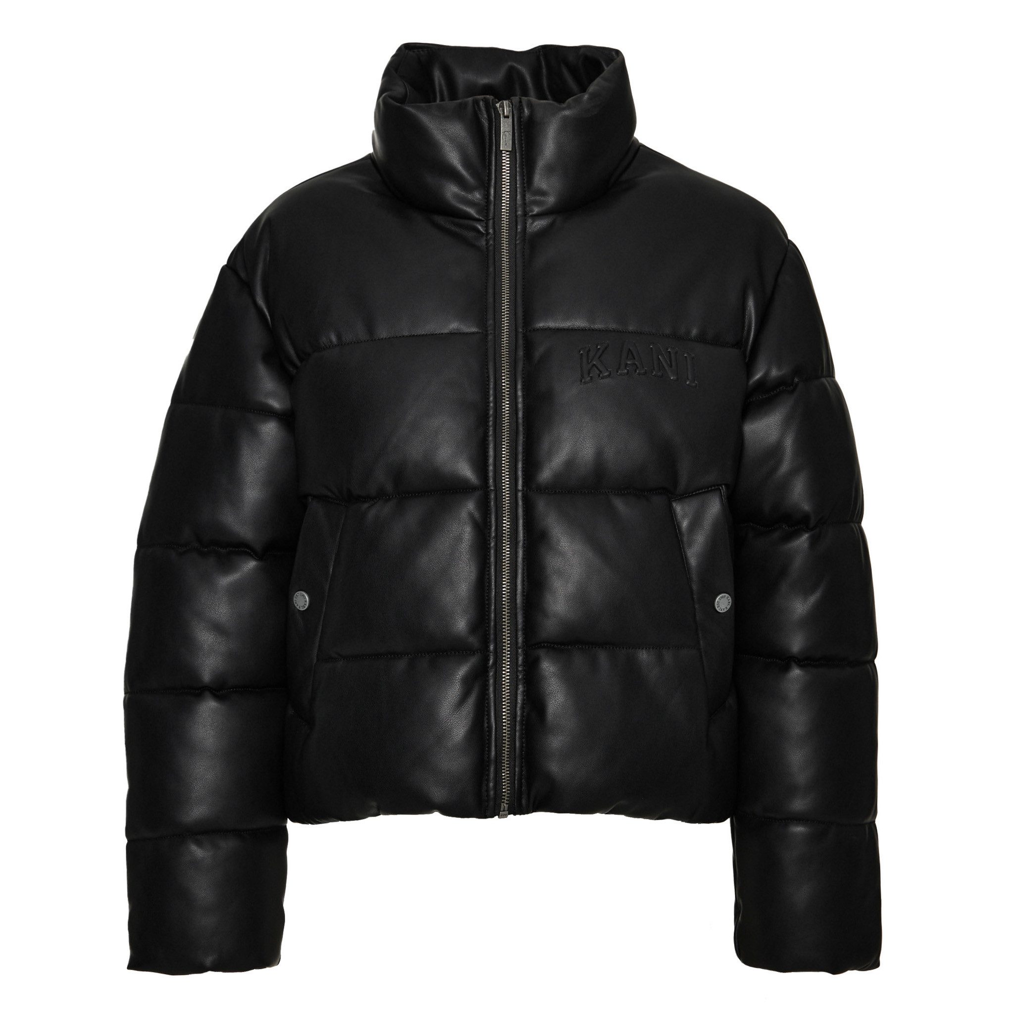Karl Kani Winterjacke Karl Kani Serif Crop PU Puffer Jacket