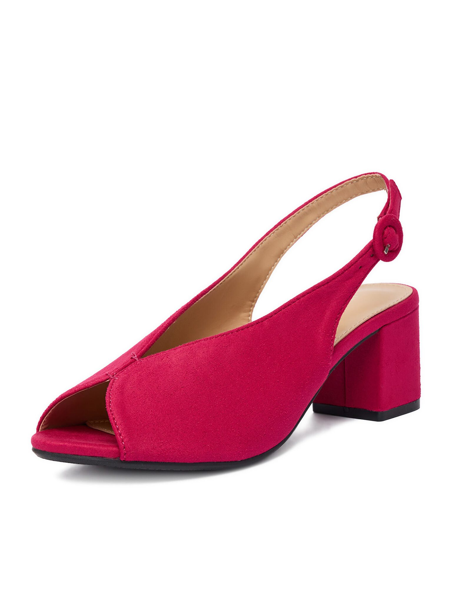 Jenny Jenny Damensandalen Pink JENNY-CEO-LS6019-01 Pink Dunkel Sandale – Bild 3 von 5