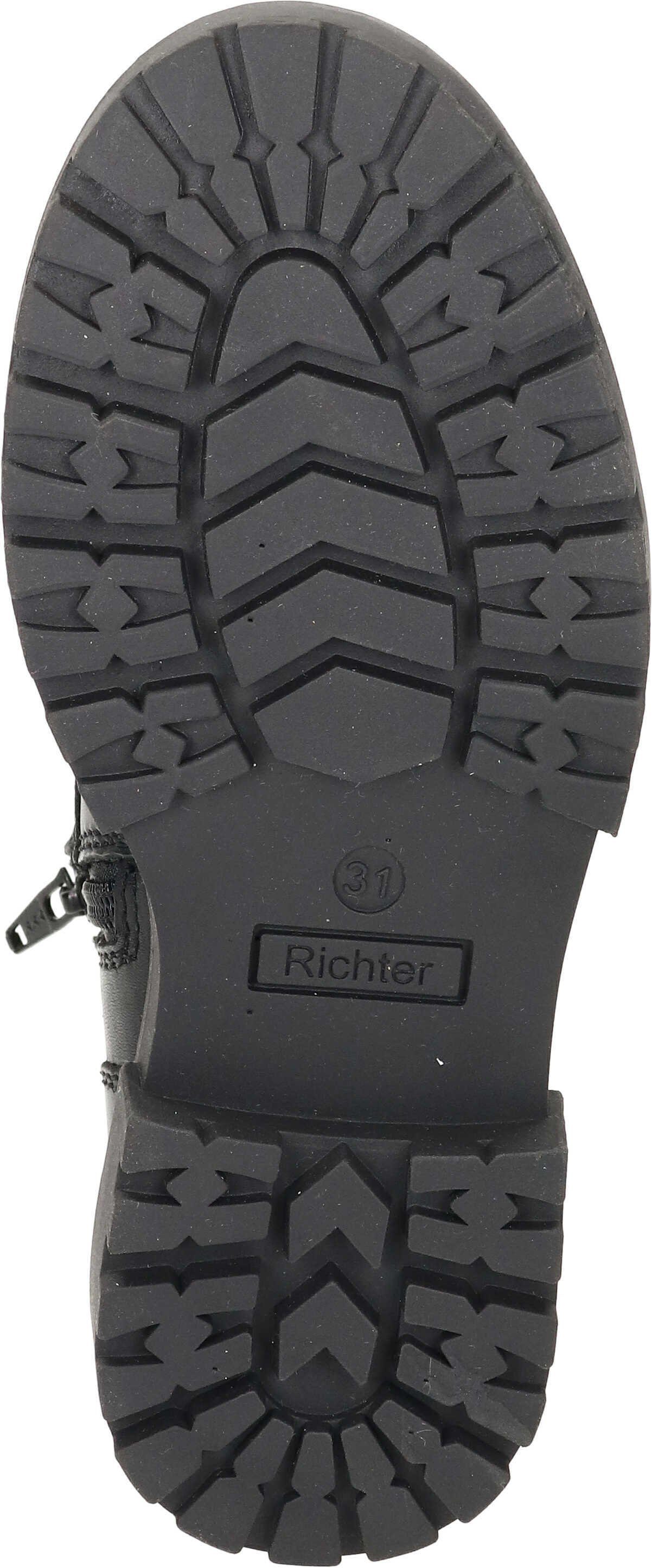 Richter Stiefel Schnürstiefelette aus echtem Leder