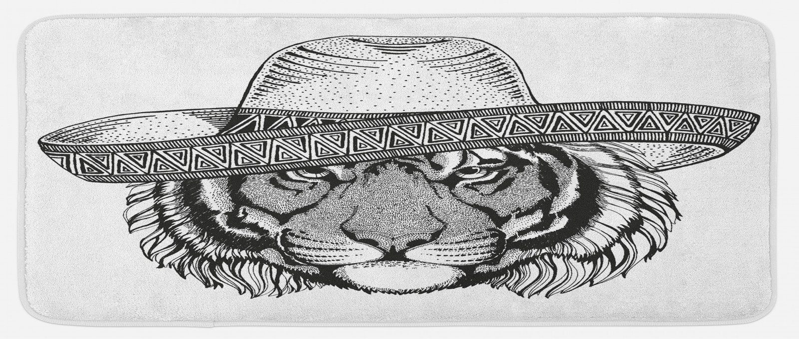 Küchenläufer »Plüsch Dekorative Küchenmatte mit rutschfester Rückseite