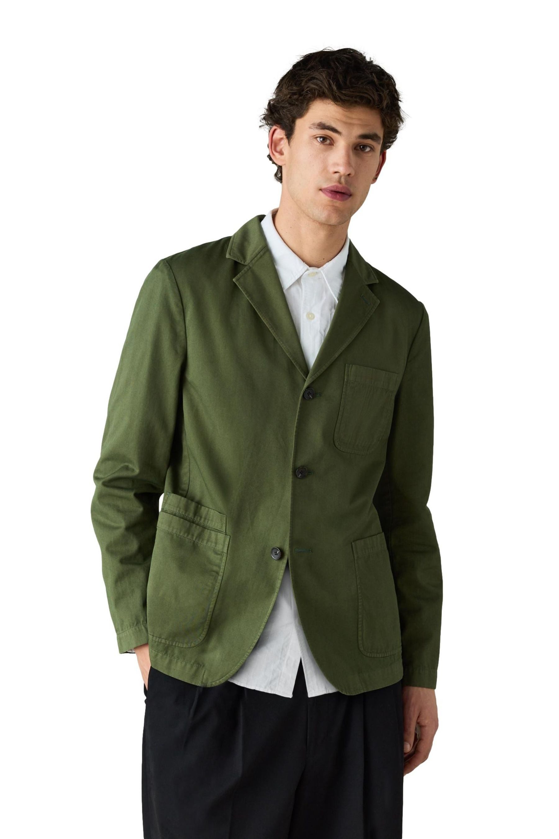 Next Jackenblazer Relaxed Fit Sakko mit Stückfärbung + Leinenanteil (1-tlg)