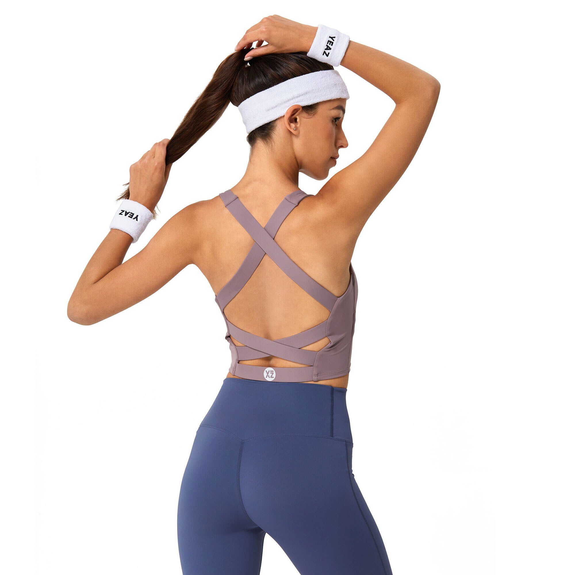 YEAZ Yogatop SHOW top pink Sportliches, mit (1-tlg) Design Passform cooles einzigartiger