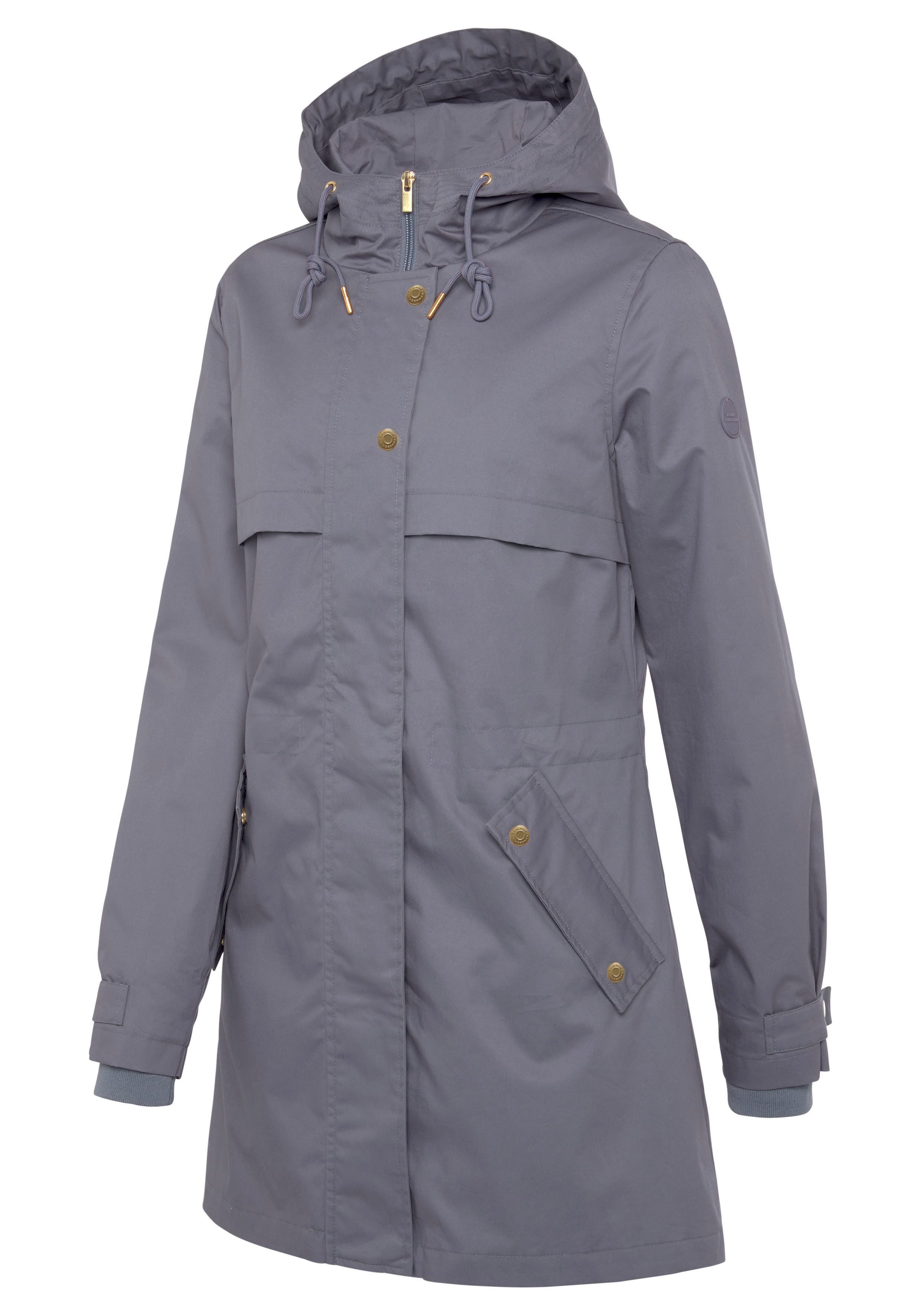 French Connection Outdoorjacke Saumschlitz mit Druckknöpfen auf der Rücksei günstig online kaufen