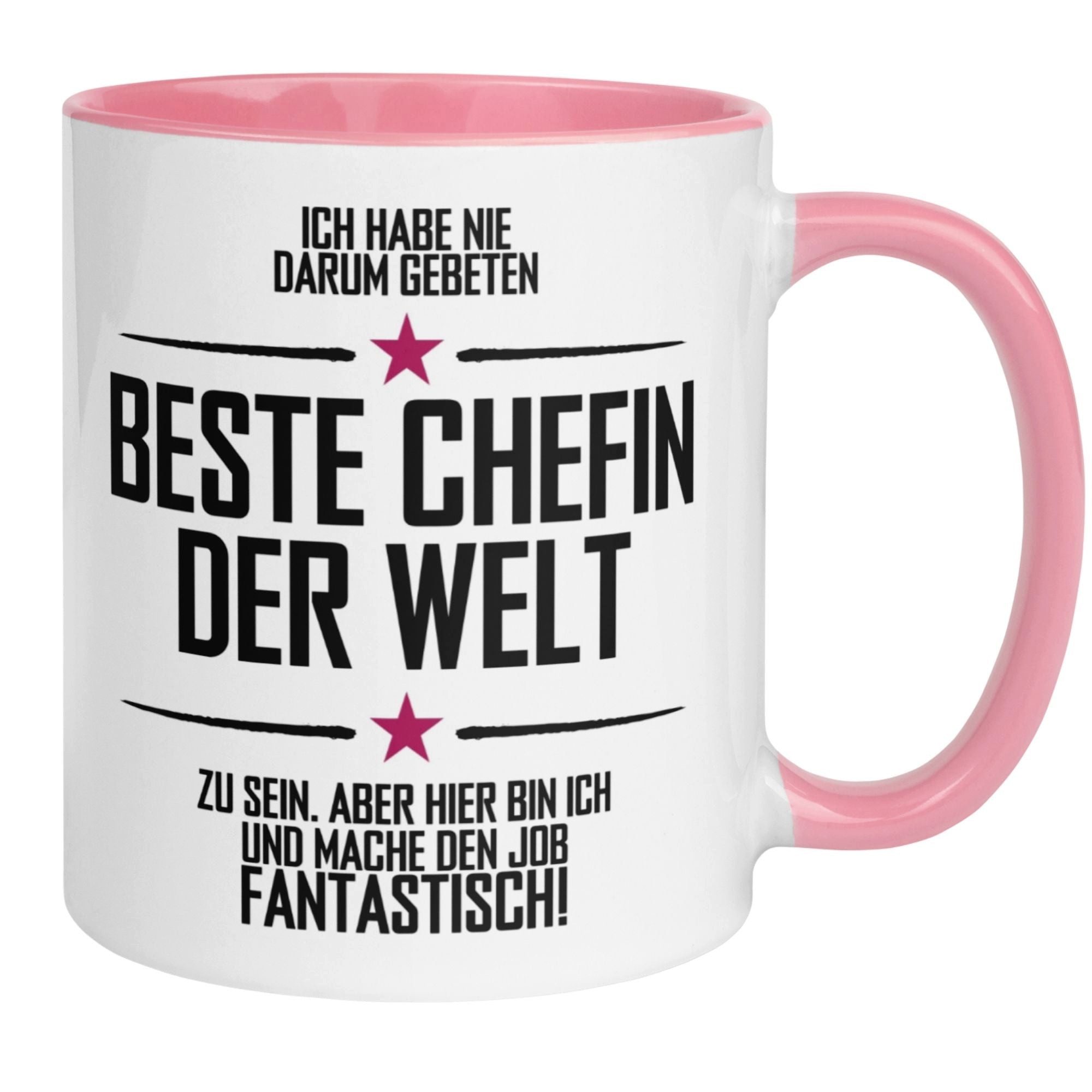 Momentals Tasse Chefin – „Beste Chefin der Welt“ – Teamleiterin Geschenk Becher, Gratis Versand · Links-&Rechtshänder · Spülmaschinenfest