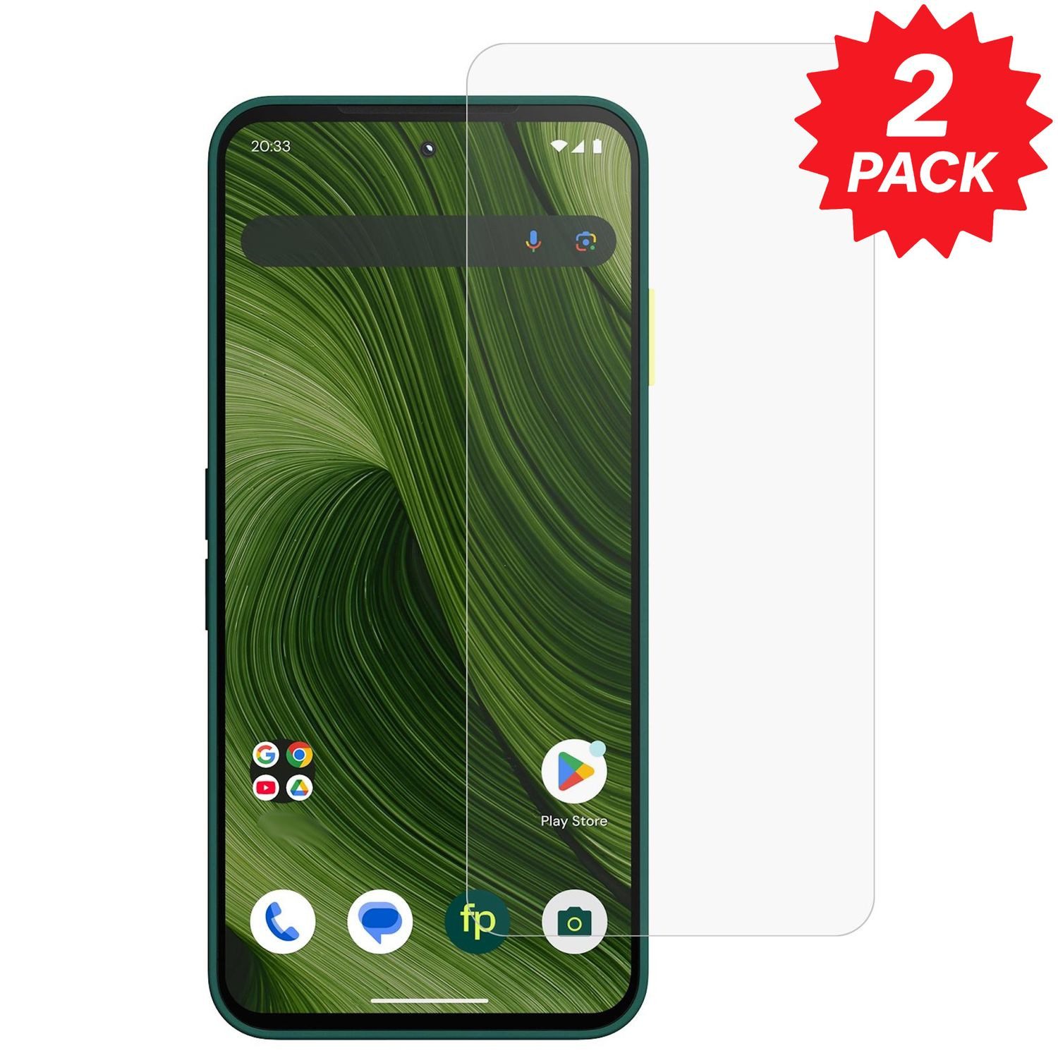 Wigento Handyhülle Für Fairphone 6 2x 2.5D 9H Tempered Hart Glas Display Schutz Folie, Spar Set 0,26mm 9H 2.5D Hart Glas Folie, hoher Schutz