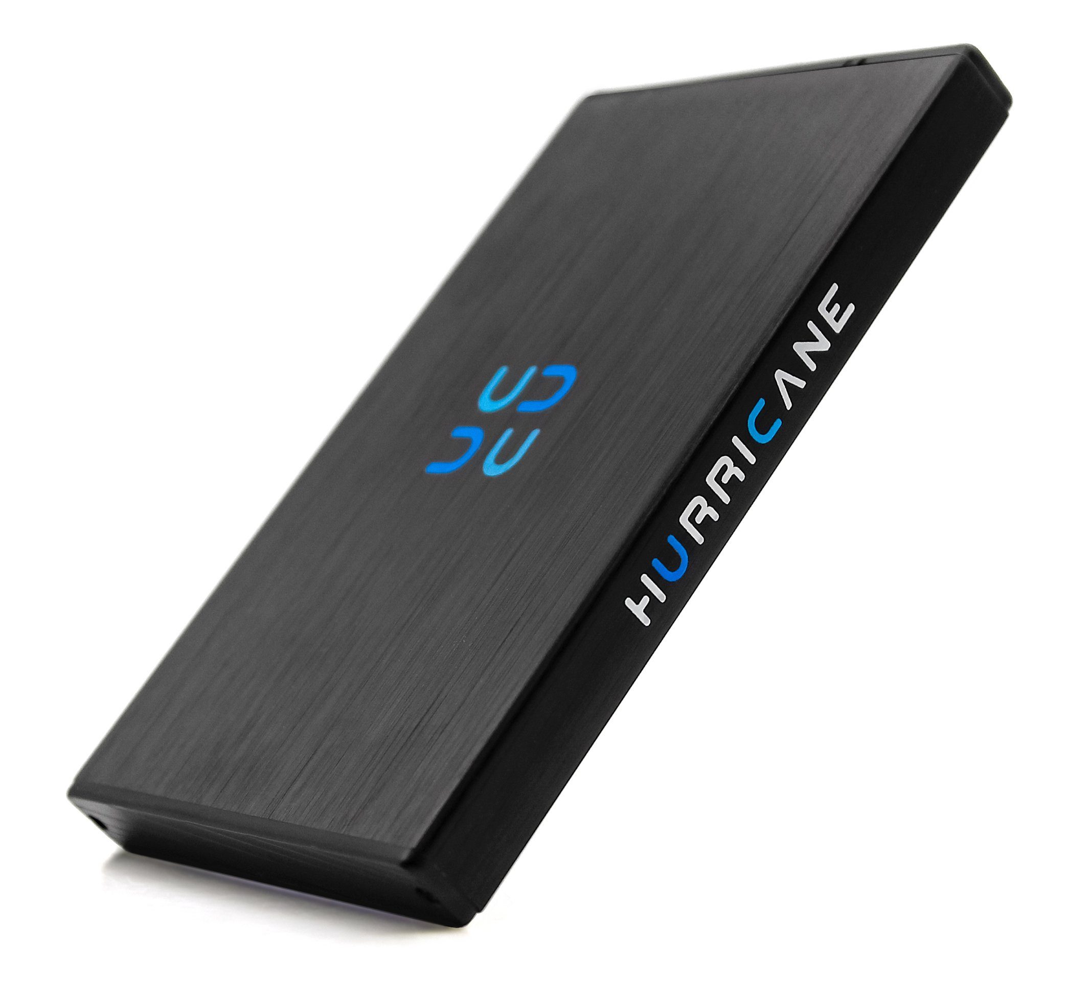 HURRICANE GD25612 tragbare externe Festplatte 1TB 2,5" USB 3.0 HDD Speicher externe HDD-Festplatte (1 TB) 2,5", für PC, Laptop, PS4, PS5, Xbox - kompatibel mit Windows, Mac, Linux