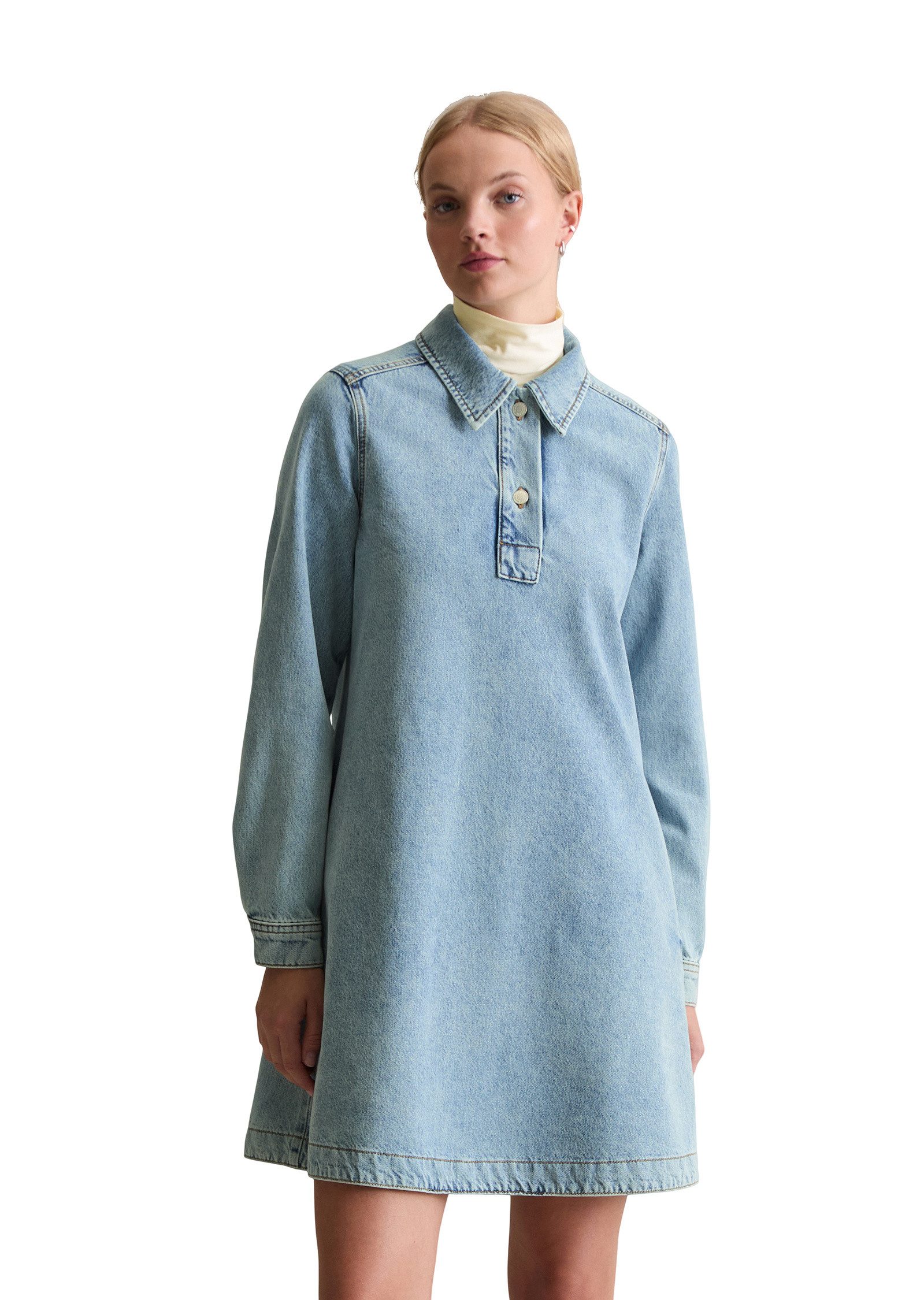 Marc O'Polo DENIM Jeanskleid aus Rigid Denim günstig online kaufen