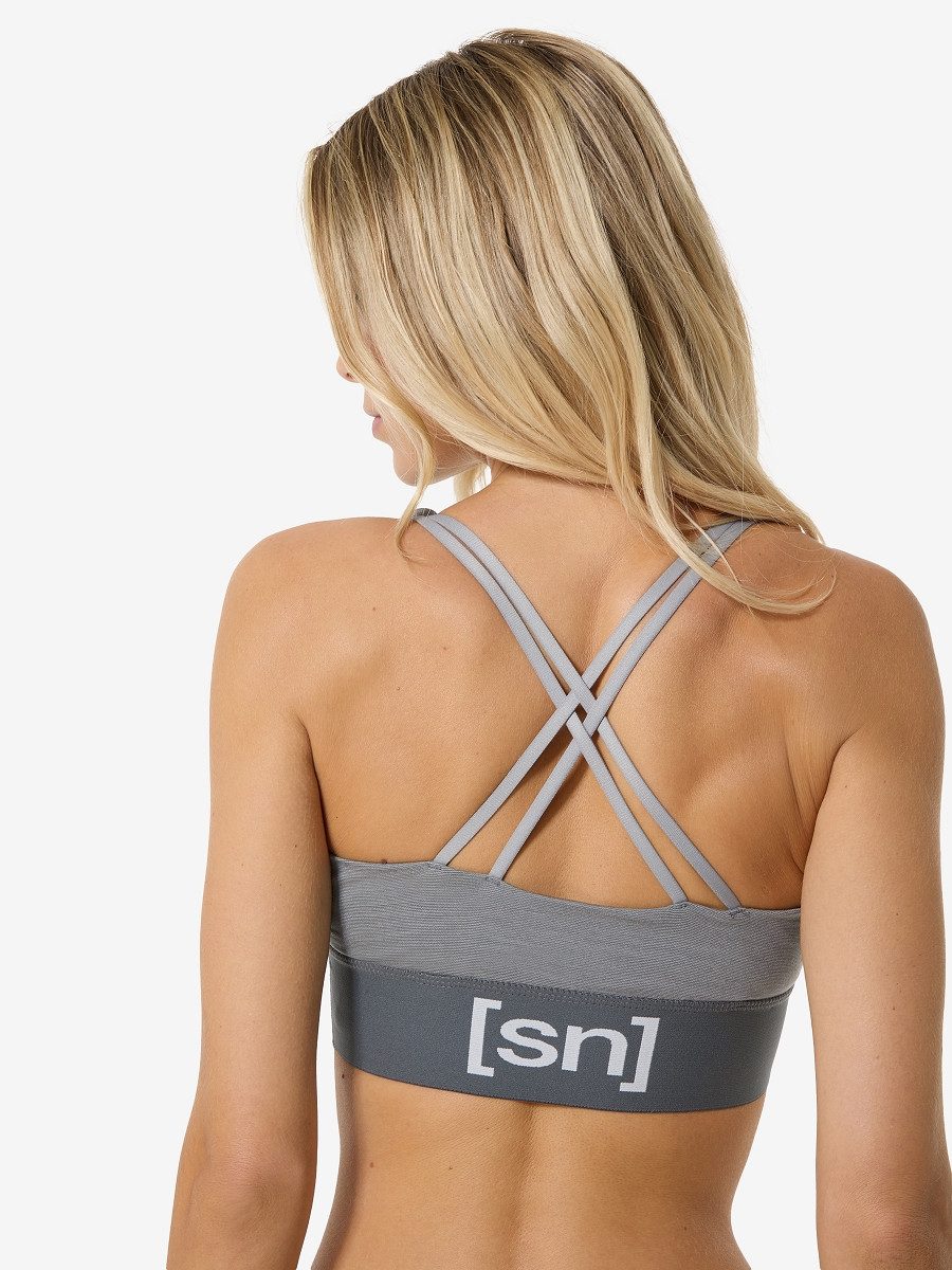SUPER.NATURAL Sport-BH für Damen aus Merino W SUPER TOP mit gekreuzten Träg günstig online kaufen