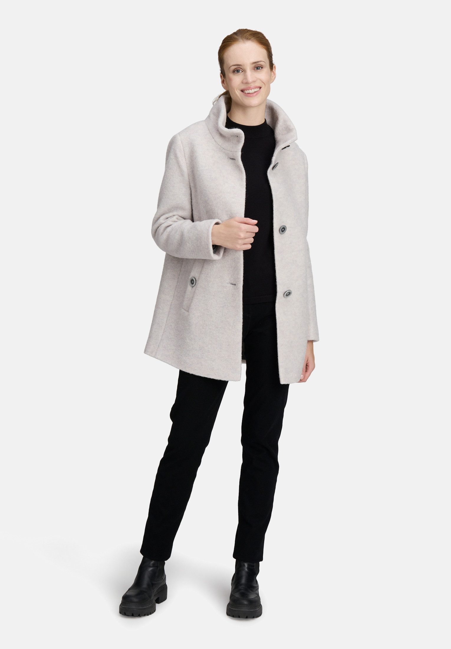 Betty Barclay Wolljacke Damen mit hohem Kragen