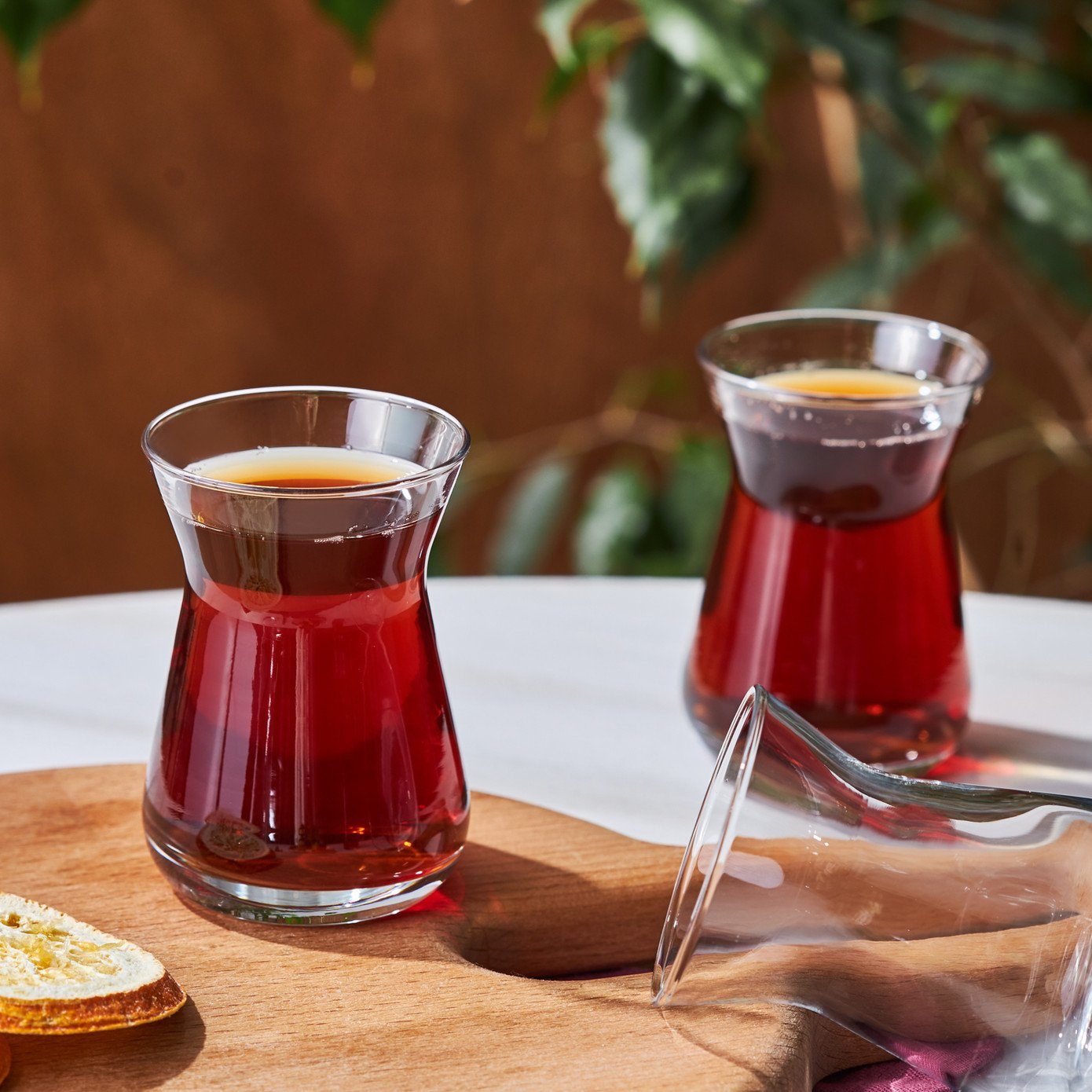Karaca Teeservice Karaca İrem Teeglas-Set 6-teilig Türkische Teegläser, Transparent