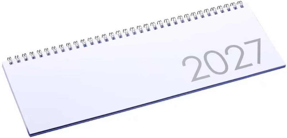 Saphir-Tec Tischkalender Schreibtischkalender 2027 quer Premium Wochenplaner (1-tlg)