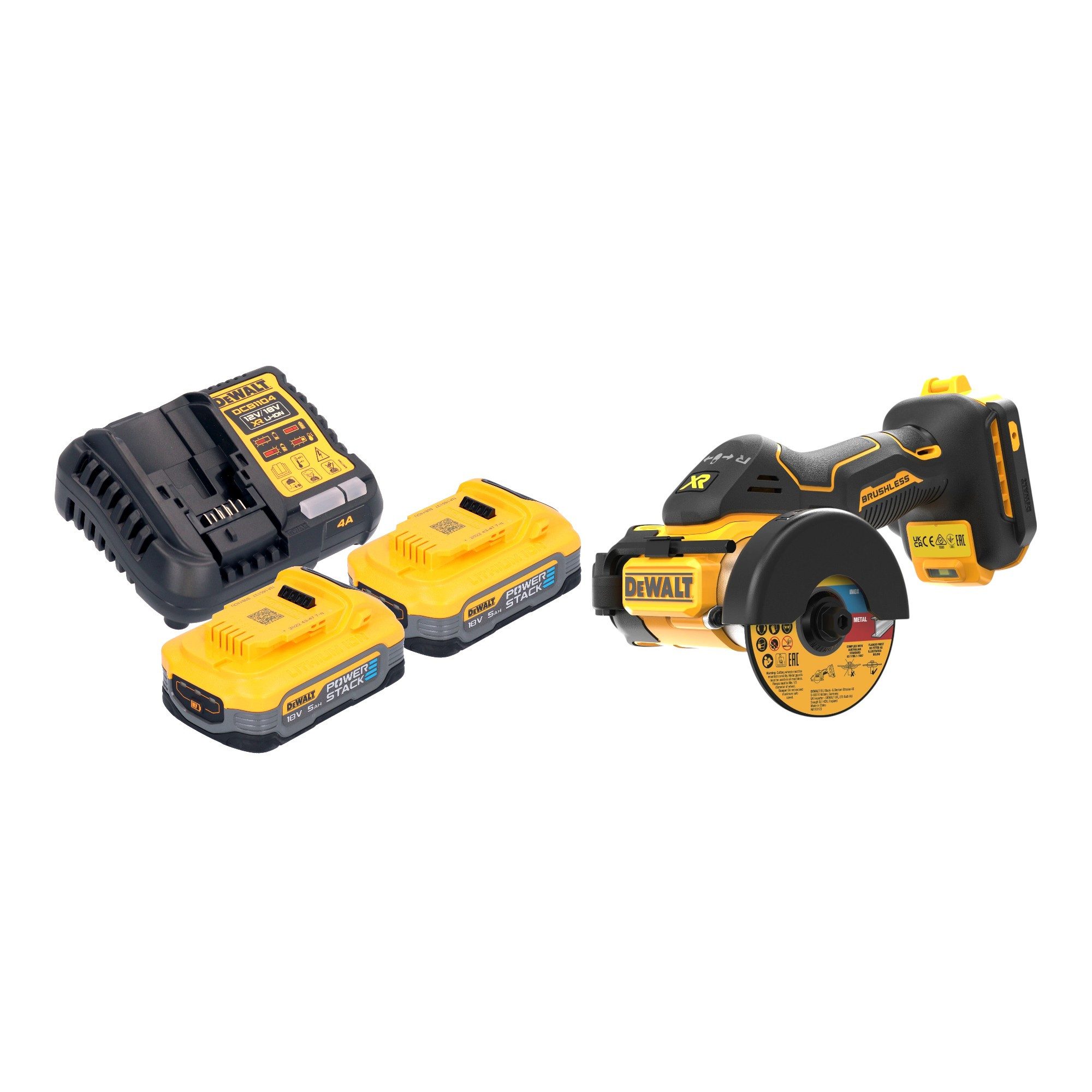DeWalt Akku-Trennschleifer DCS 438 H2 Akku Multimaterialschneider 18 V 76 mm Brushless
