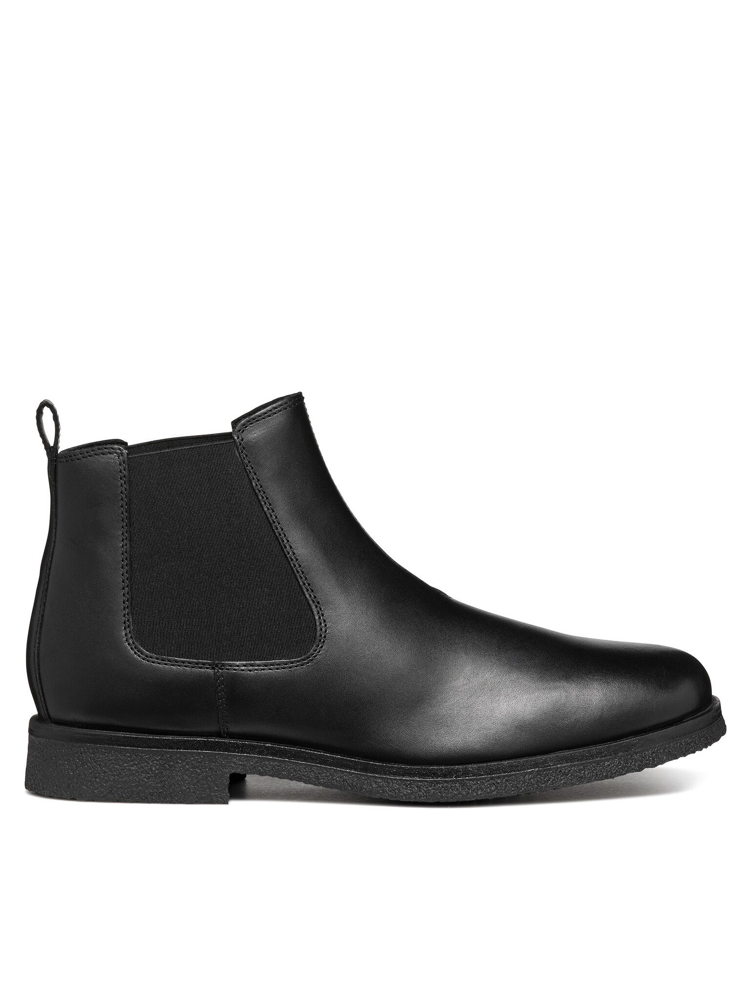 Geox Geox Мужчинам Chelsea Ботинки GEOX-UOMO CLAUDIO U2658A 00043 C9999 Schwarz Keilstiefel