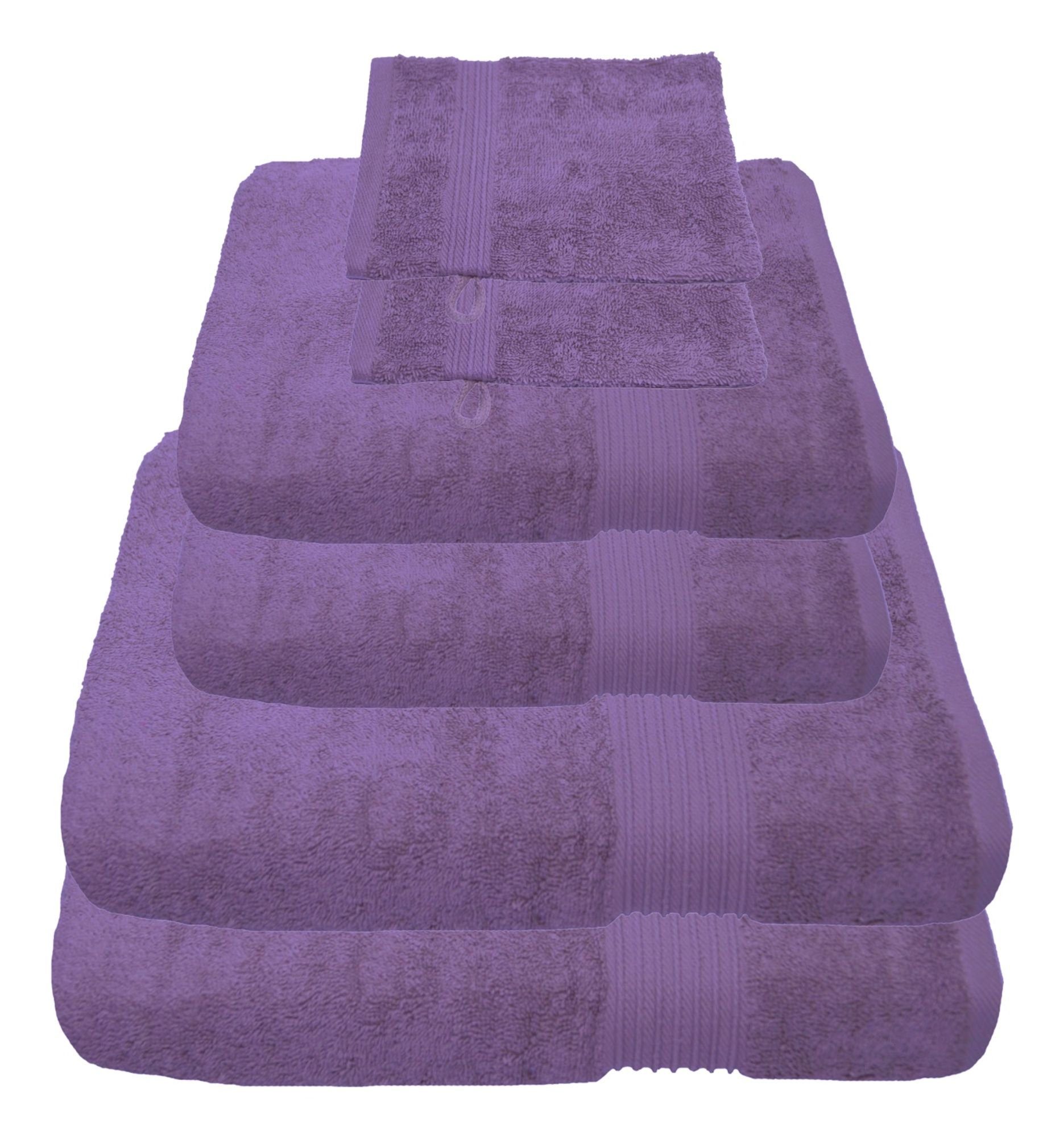 Julie Julsen Handtücher 6-Handtücher-Lavendel, Baumwolle (6-St) günstig online kaufen