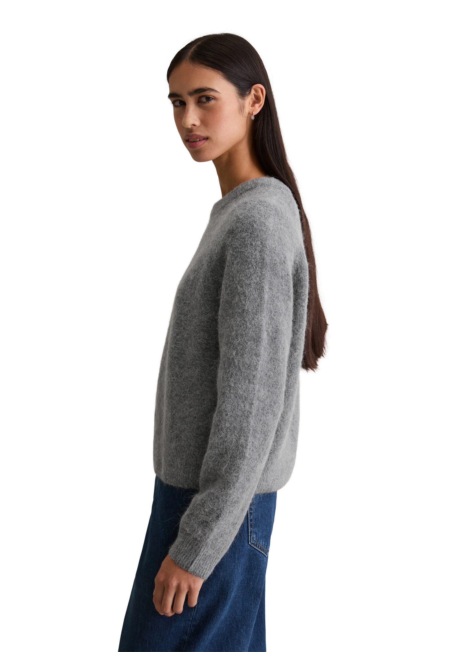 Marc O'Polo DENIM Strickpullover aus kuscheligem Alpakawolle-Mix