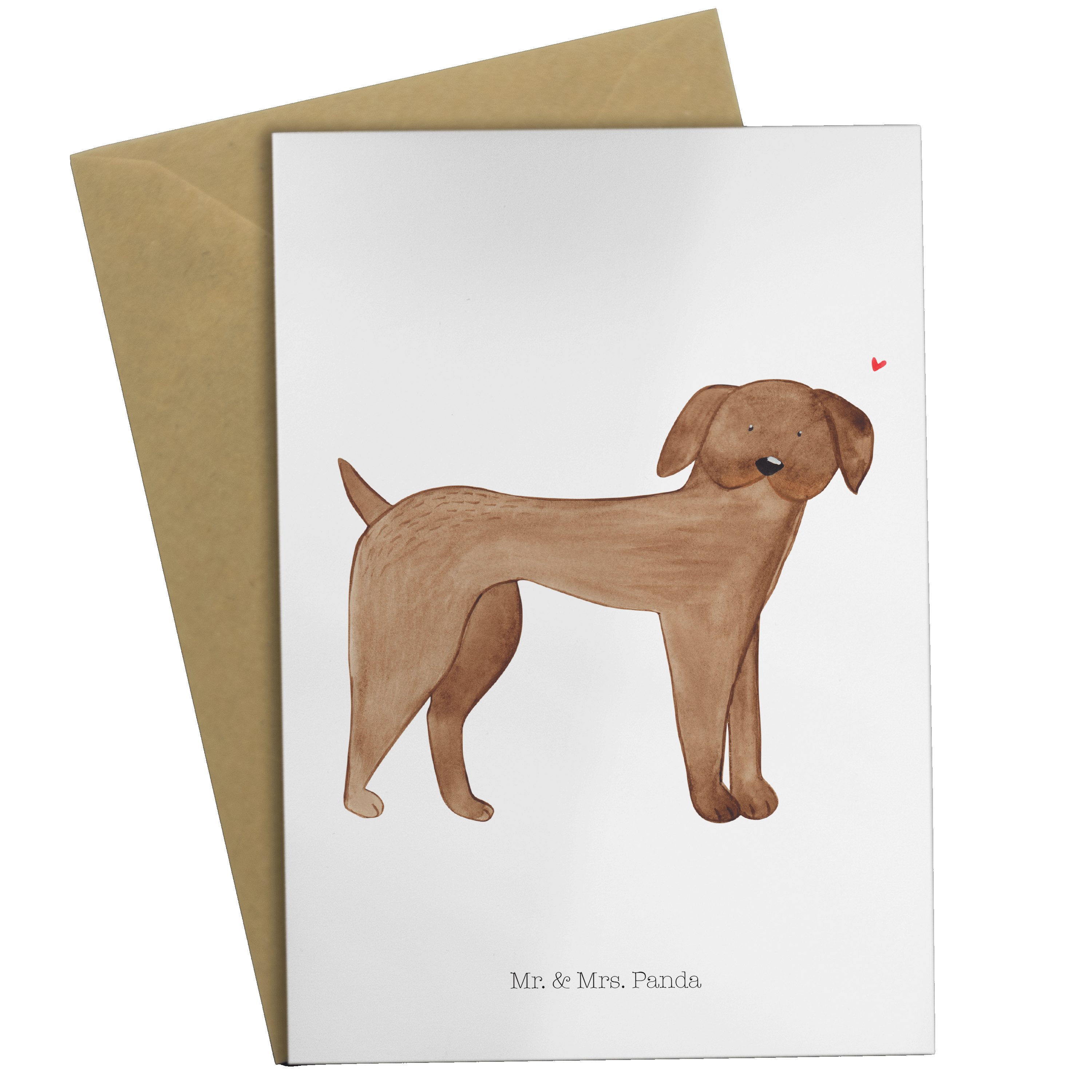 Mr. & Mrs. Panda - Dane, Hundebesitzer, K Weiß Hundemama, Geschenk, Dogge - Great Hund Grußkarte