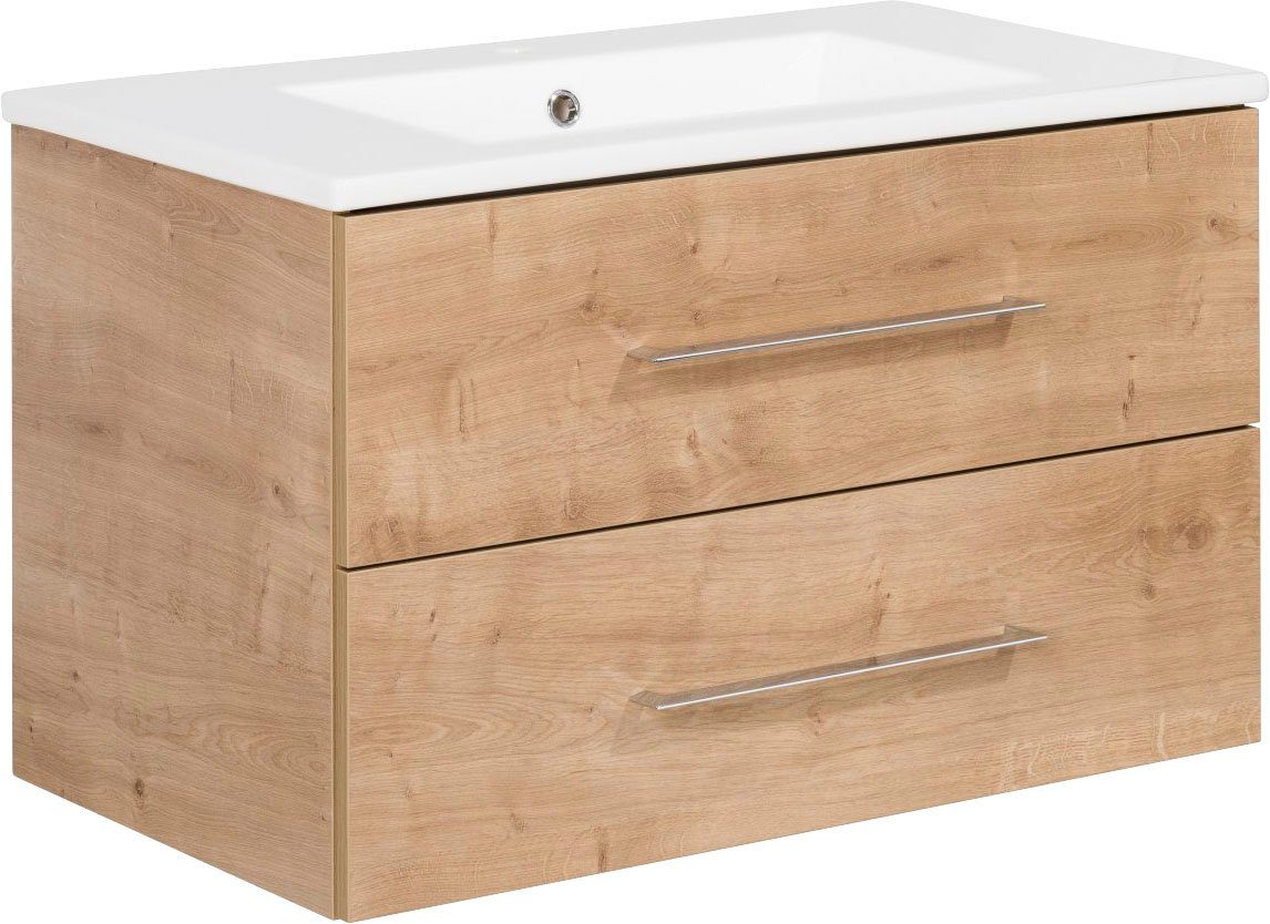 FACKELMANN Waschtisch B.perfekt, Badmöbel Breite 80 cm