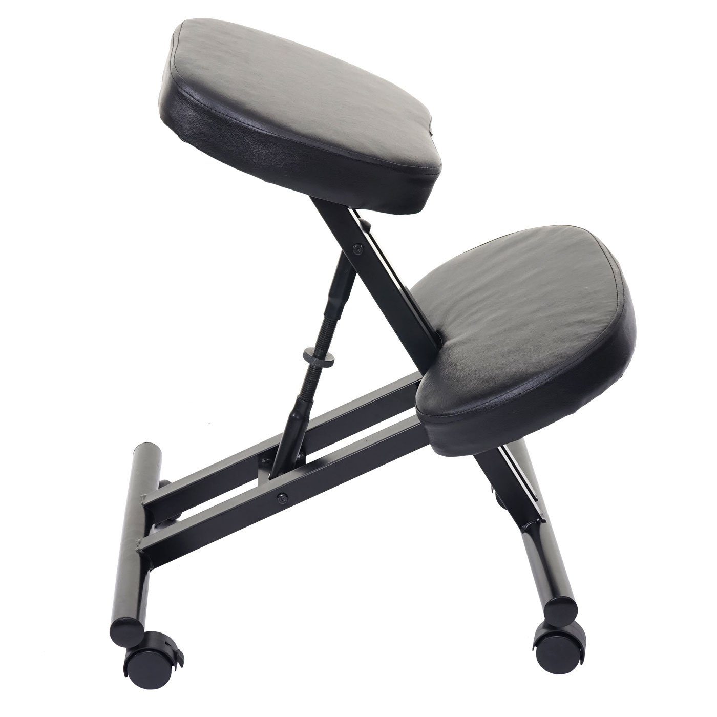 Weich MCW-E10, Sitzfläche, Sitzfläche und MCW Knie- schwarz gepolsterte Schreibtischstuhl Höhenverstellbare