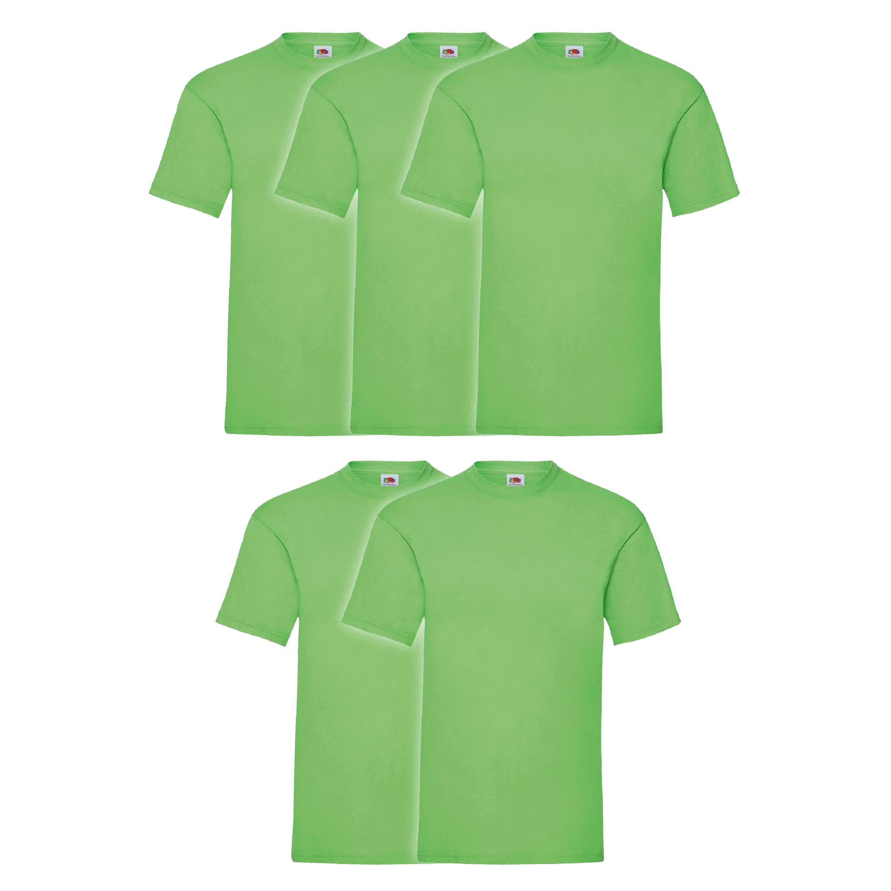 Fruit of the Loom Rundhalsshirt Valueweight T-Shirt lime | Rundhalsshirts