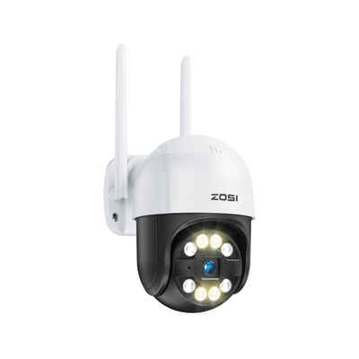 ZOSI C289, 3MP, 2K, Außenbereich, IP66 wasser- und staubdicht Überwachungskamera (Außenbereich, Integrierte Sirene (Ton & Licht), 2-Wege-Sprachfunktion, APP Steuerung)