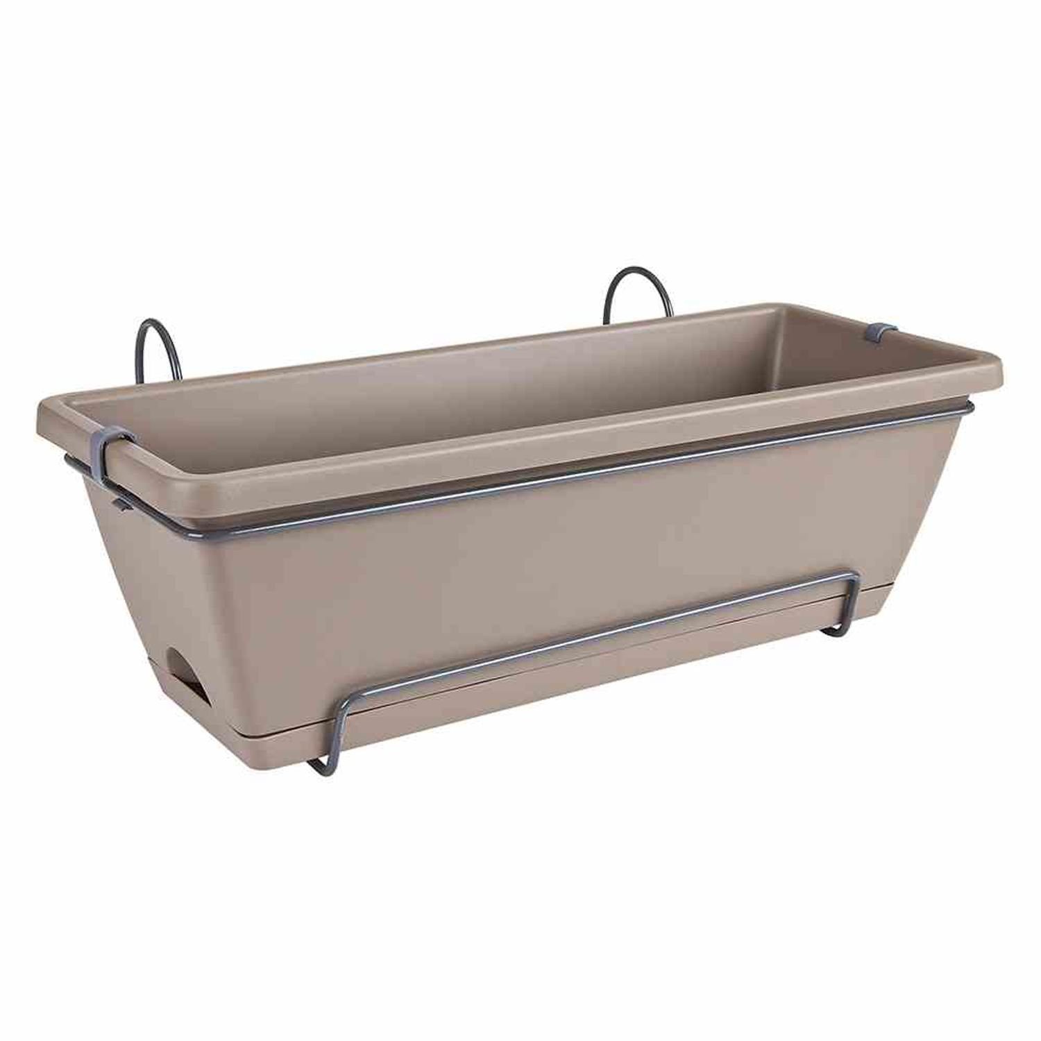 Elho Pflanzkübel Barcelona All-In-1 taupe 50 cm