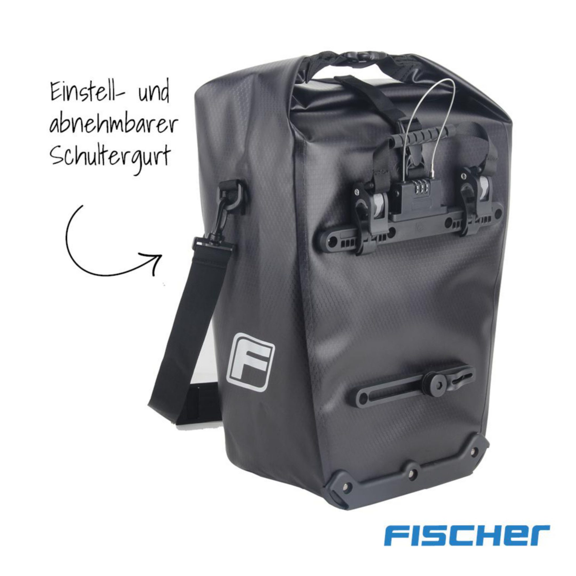 FISCHER Fahrrad Gepäckträgertasche PLUS Terra