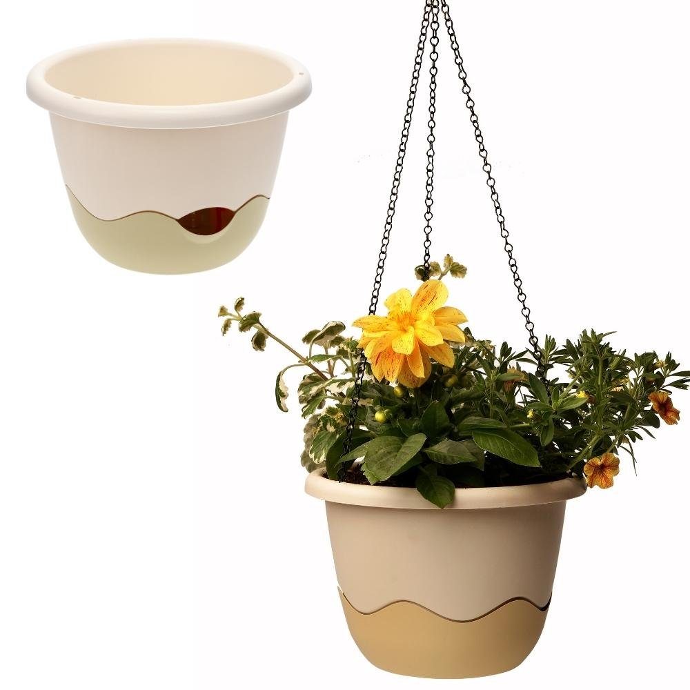 GarPet Blumentopf Blumentopf zum hängen Outdoor Wasserspeicher