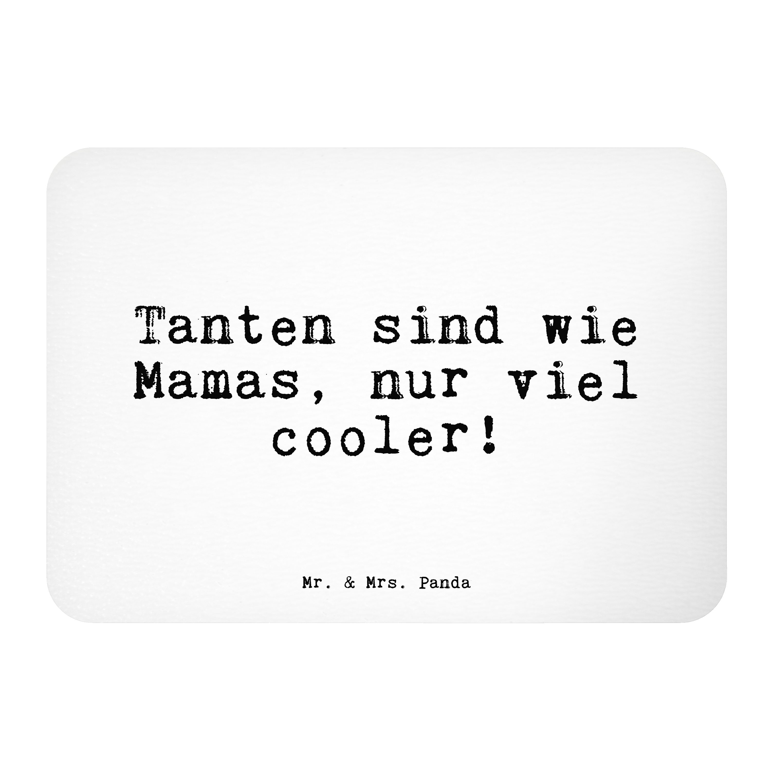 Mr. & Mrs. Panda Tanten sind wie Mamas,... Weiß Geschenk