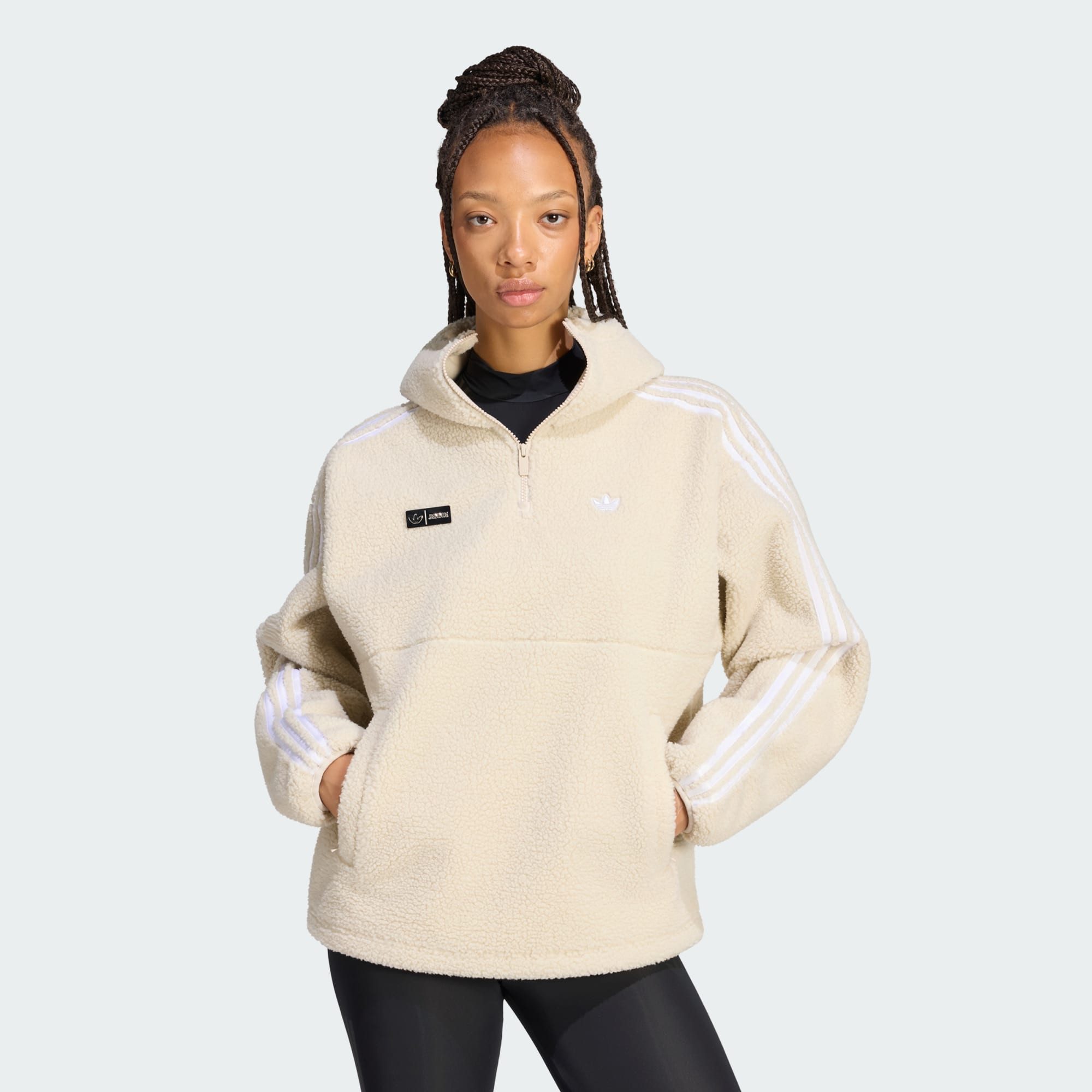 adidas Originals Kapuzensweatjacke ADIDAS ORIGINALS BY JENNIE HOODIE, FLEECE (1-tlg)