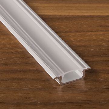SO-TECH® LED-Stripe-Profil 25 Stück LED-Aluprofil 44, 55, 66 oder 99, Länge je 2 m, Abdeckung opal oder klar, versch. Ausführungen