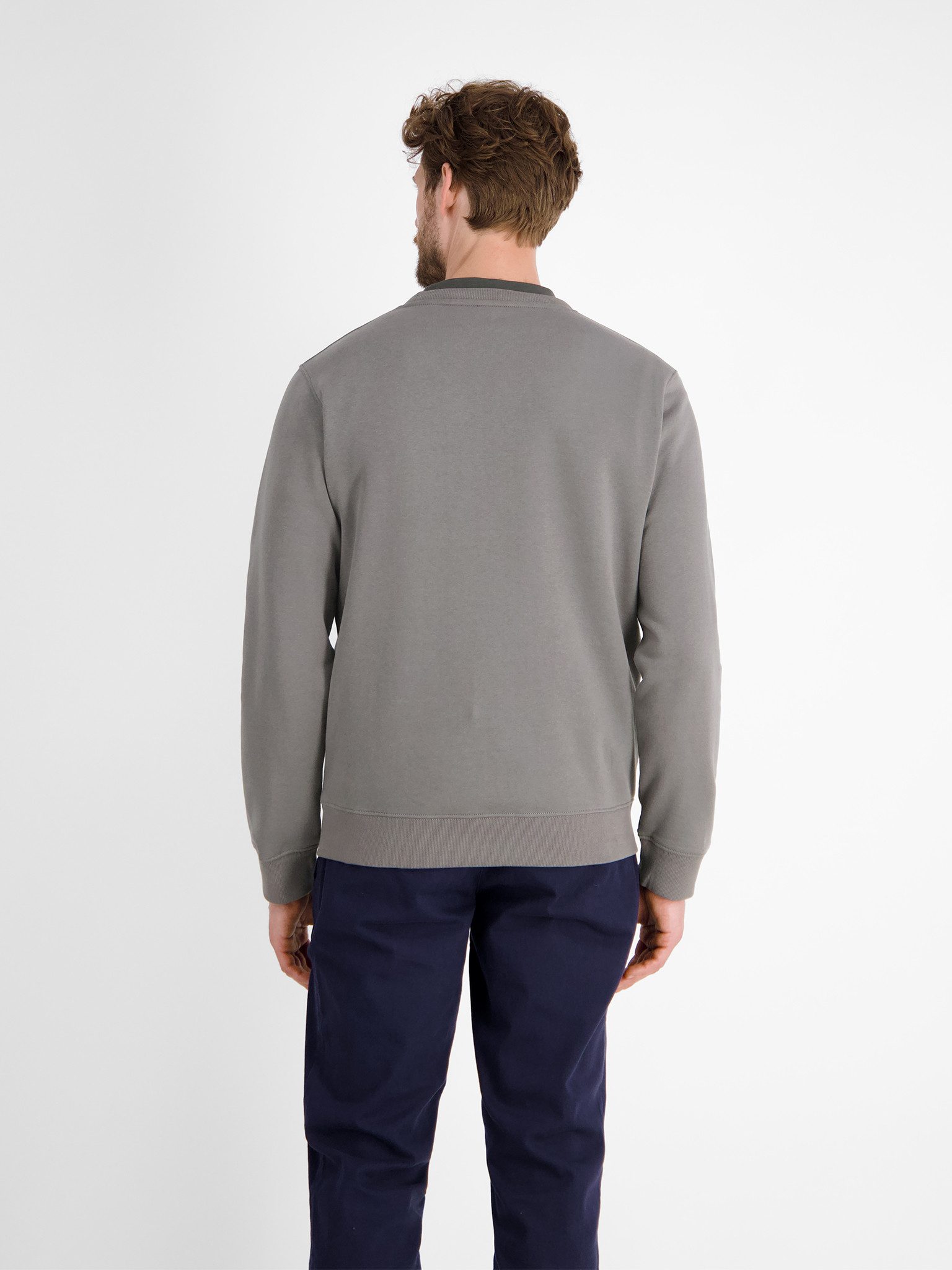 LERROS Sweater mit Logo-Badge