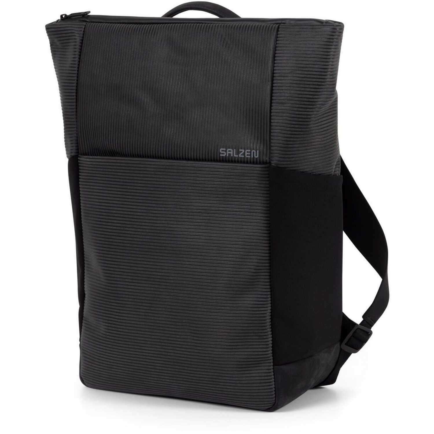 Salzen Rucksack Rucksack Vertiplorer Leather Aligned Smoke