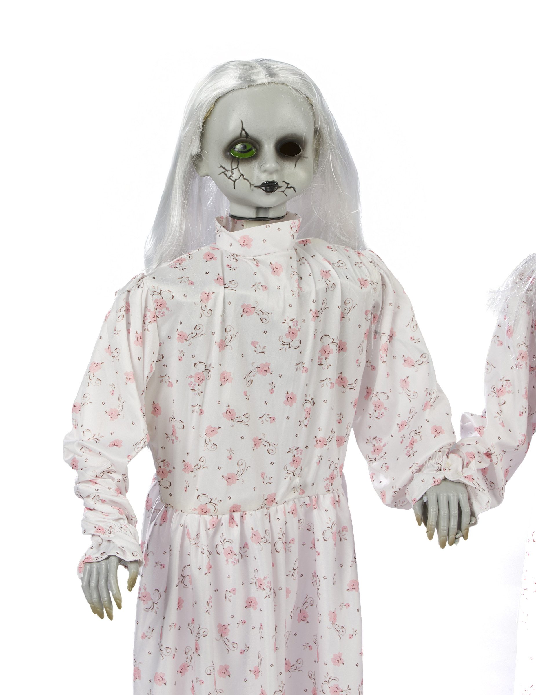 Espa Kostüm Zwillinge-Halloween-Partydeko weiss-schwarz 60 cm