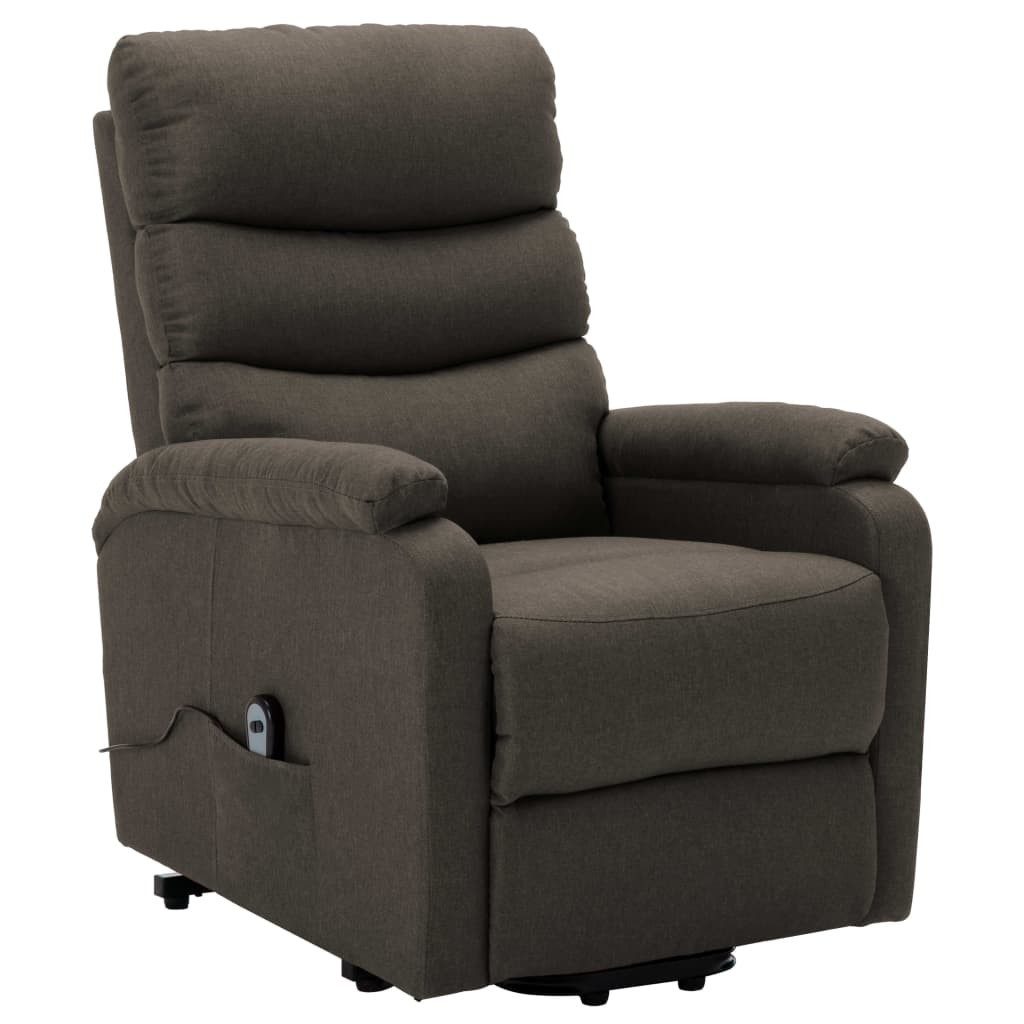 vidaXL Sessel Aufstehsessel Taupe Stoff (1-St) günstig online kaufen