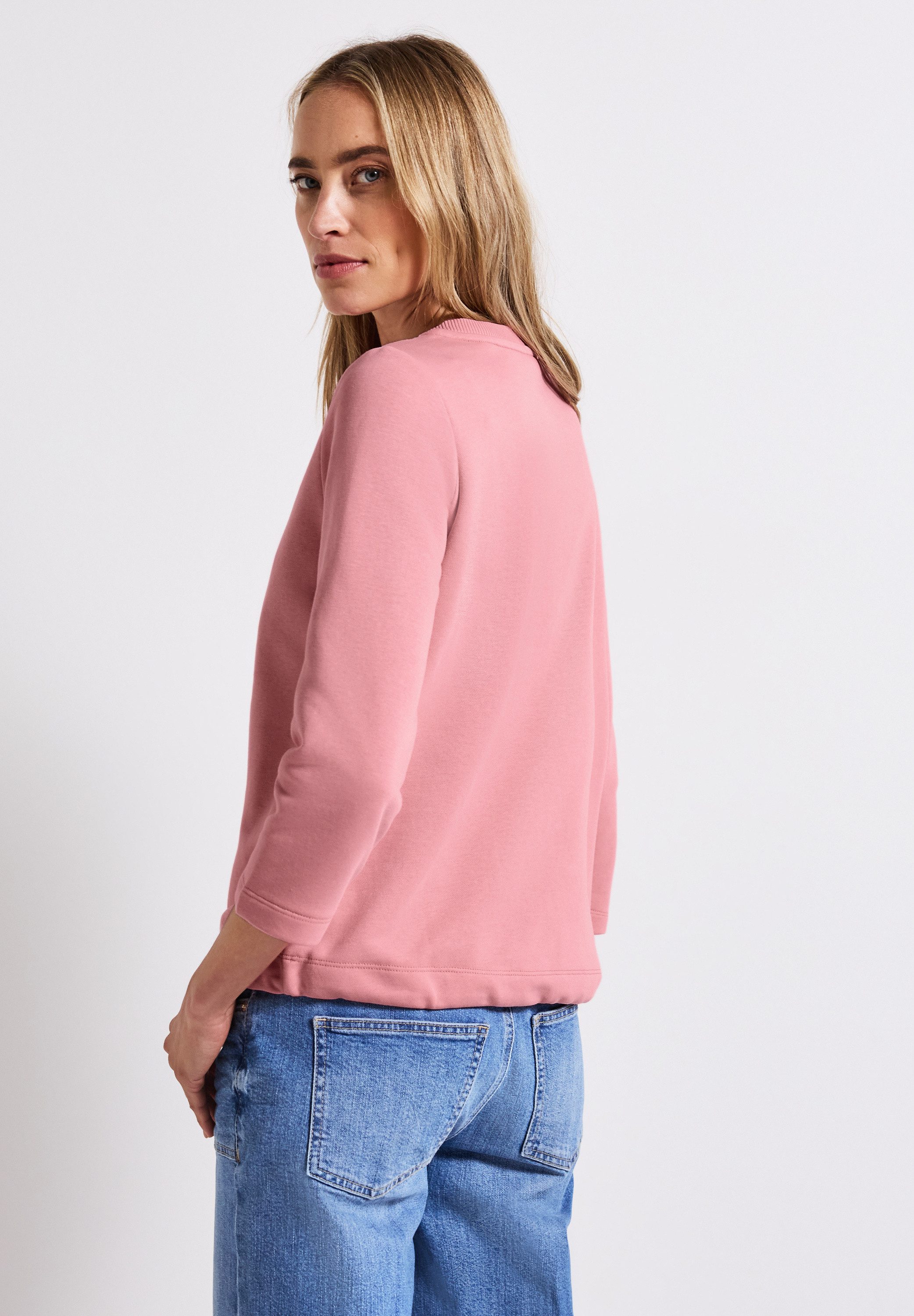 STREET ONE Sweatshirt mit elastischem Materialmix günstig online kaufen