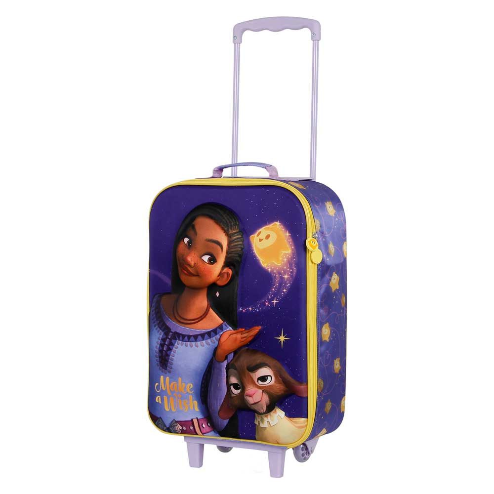 Karactermania Kinderkoffer 3D Disney Wish Star Trolley Reisekoffer