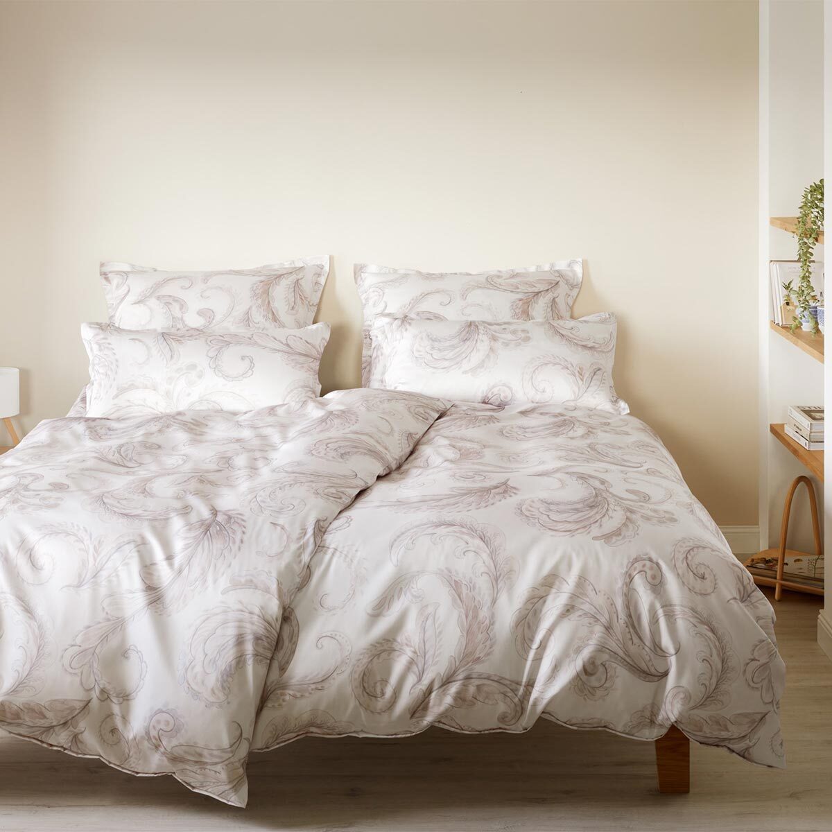 Elegante Bettwäsche Grandezza, Mako Satin, 2 teilig