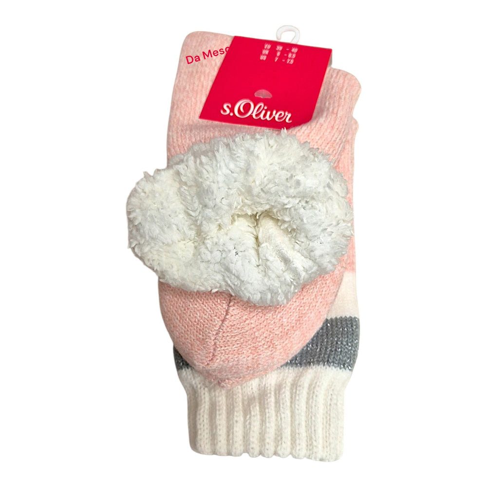 s.Oliver Kuschelsocken Kuschelsocken mit Noppen Teddyfellfütterung von s.Oliver Größe 39-40